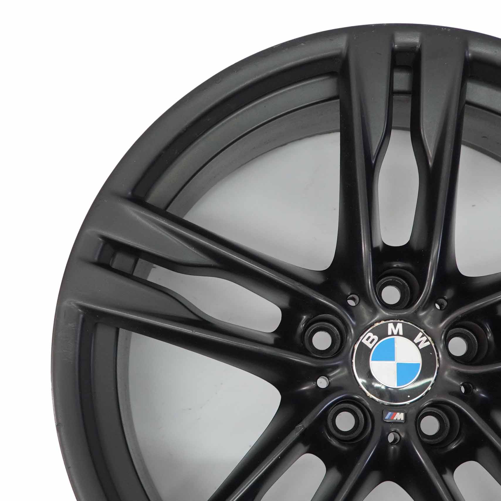 BMW F06 Black Front Wheel Alloy Rim 20" ET:33 8.5J M Double Spoke 373 7843715