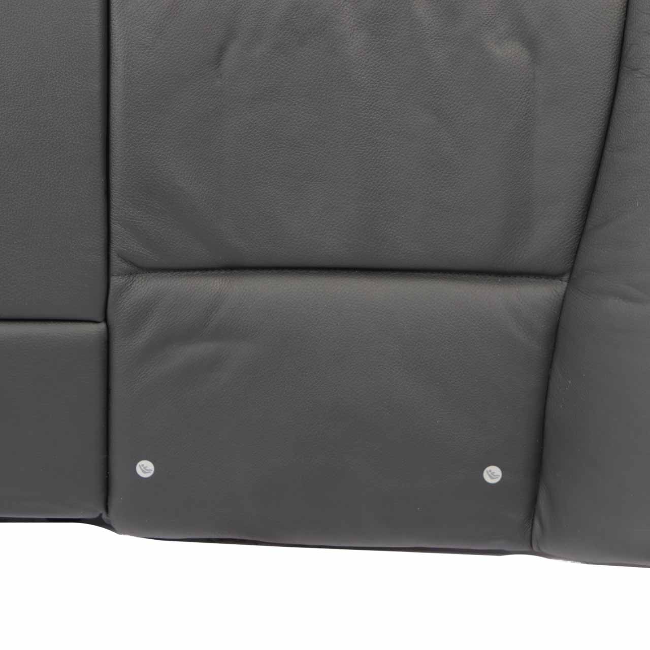 BMW E90 LCI Rear Seat Backrest Back Cover Leather Dakota Black Blue Seam