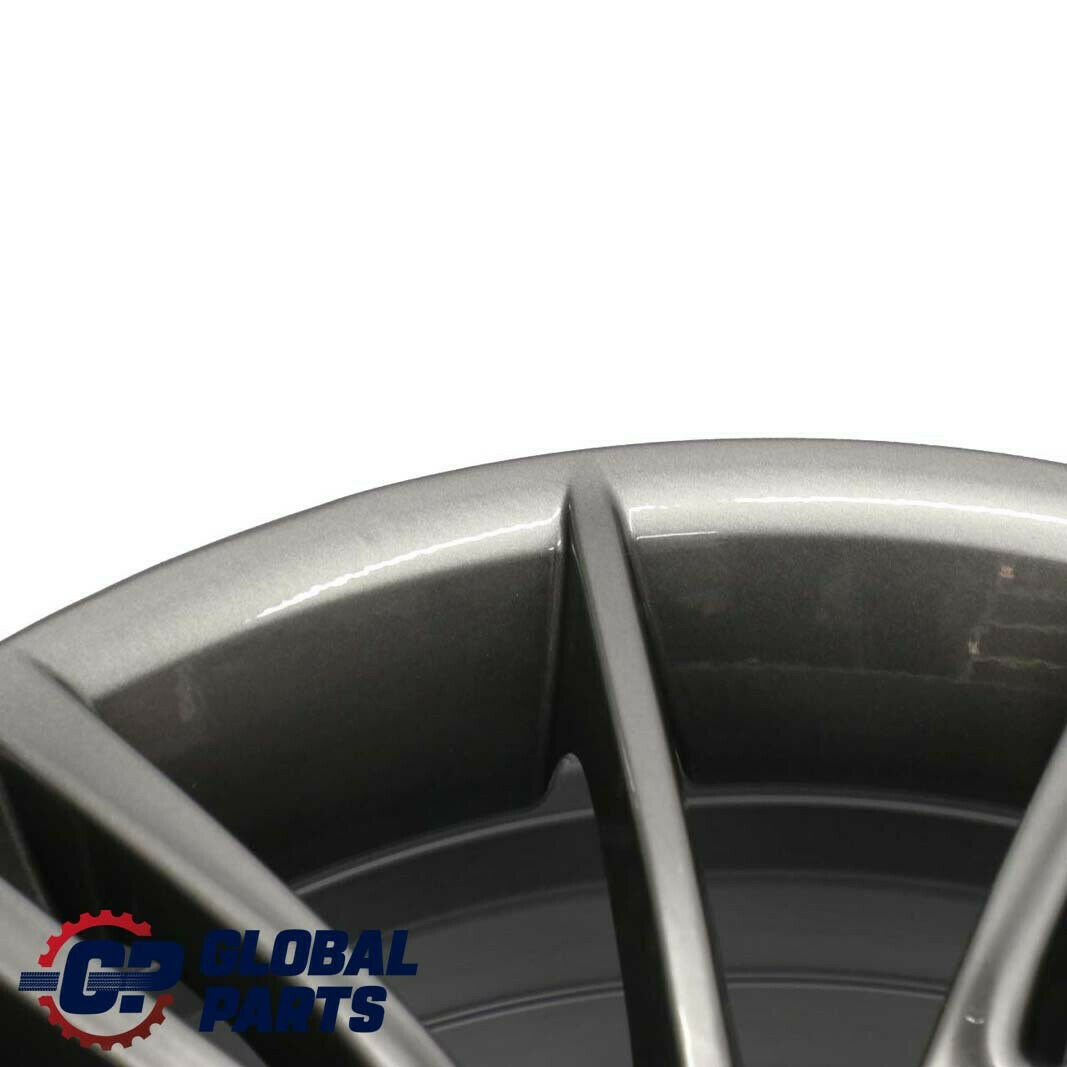 BMW E90 E91 E92 Complete Set 4x Wheel Rim 18" M Spider Spoke 193 Ferricgrey Grey