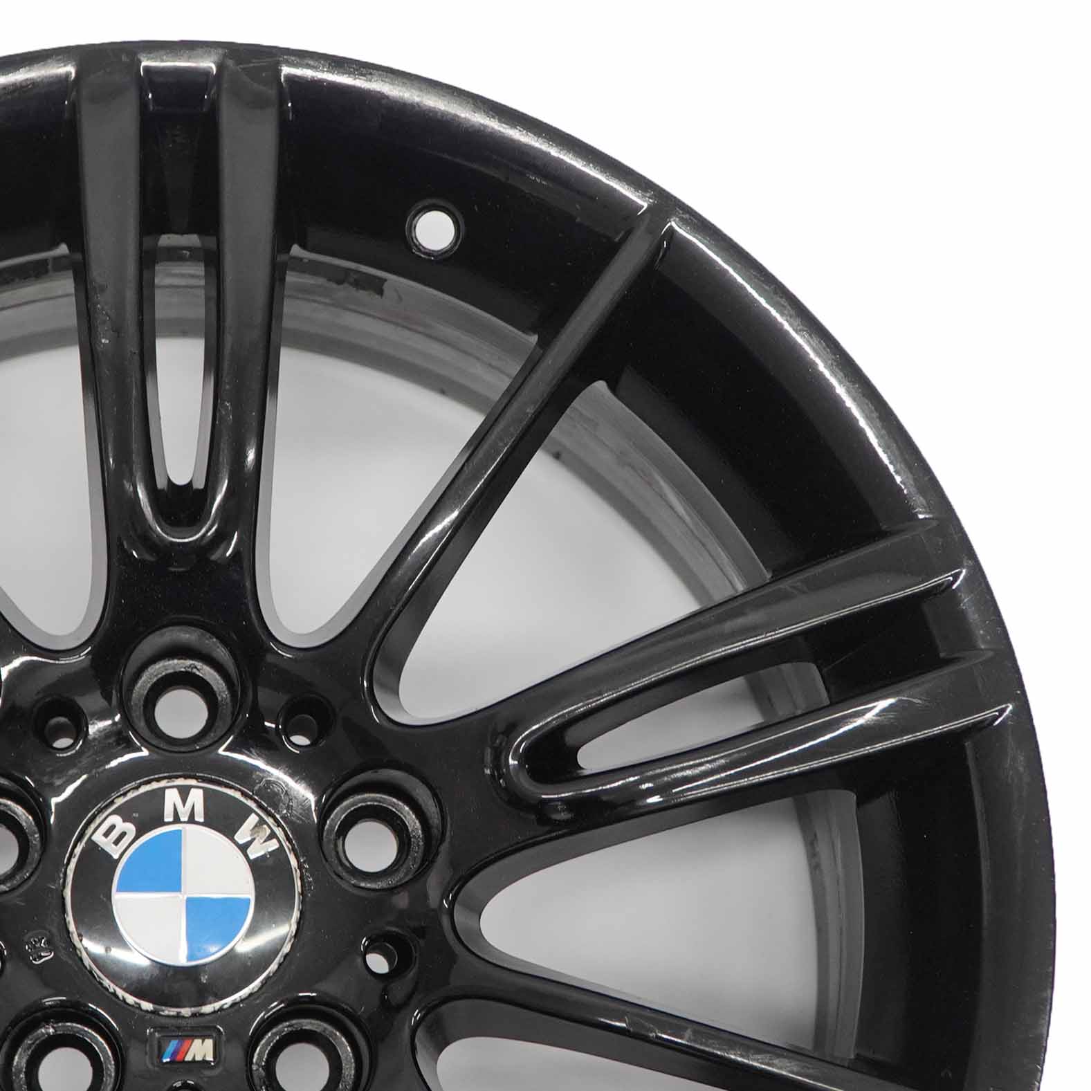 BMW E90 E91 Black Rear Alloy Wheel Rim 18" ET:37 8.5J M Spider Spoke 193