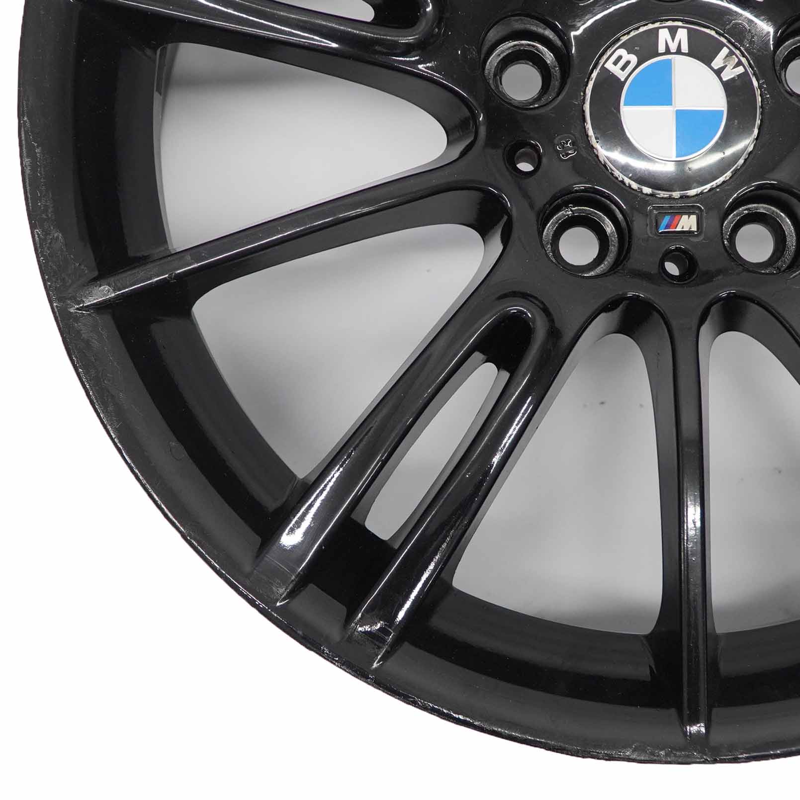 BMW E90 E91 Black Rear Alloy Wheel Rim 18" ET:37 8.5J M Spider Spoke 193