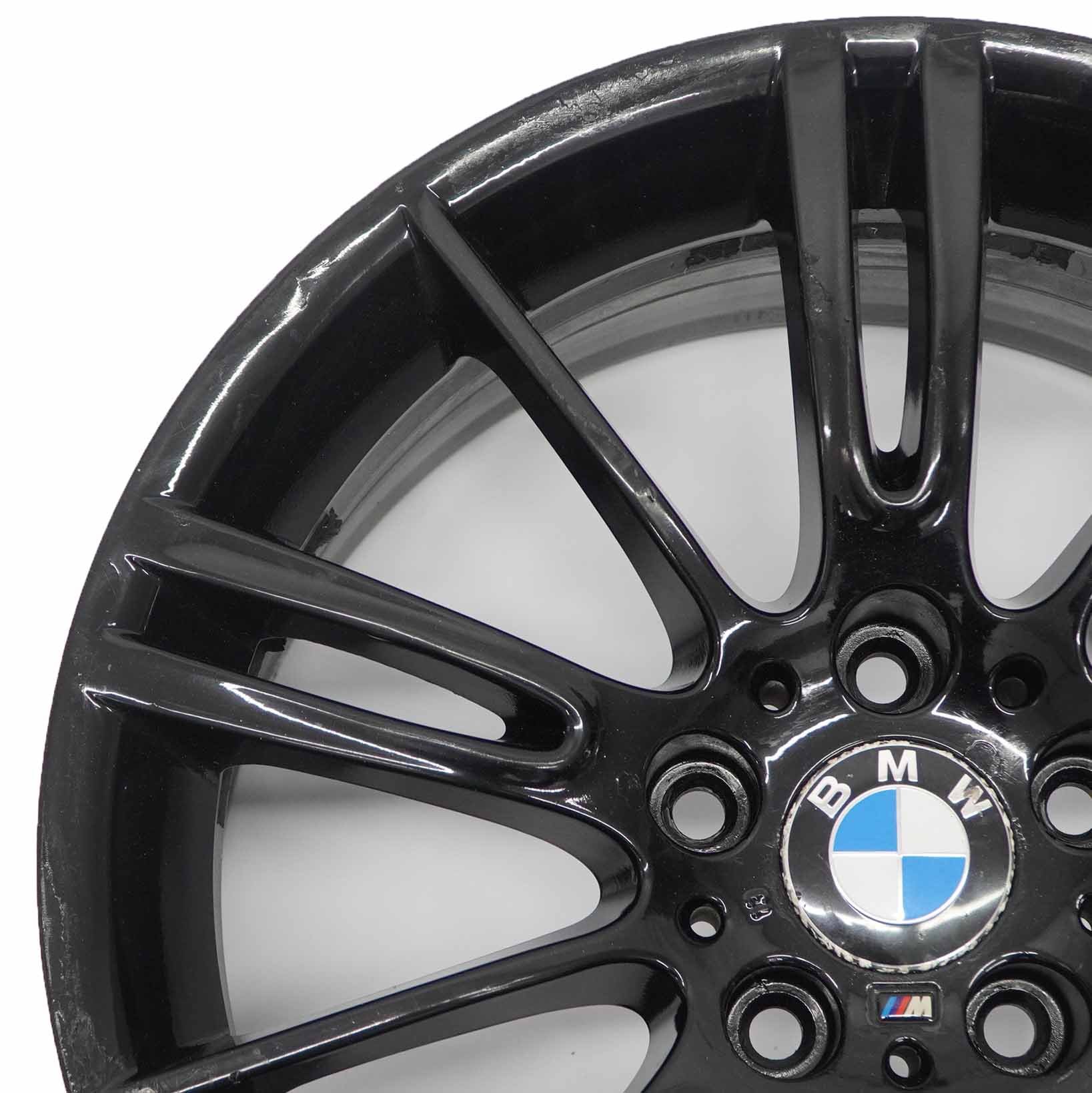 BMW E90 E91 Black Rear Alloy Wheel Rim 18" ET:37 8.5J M Spider Spoke 193