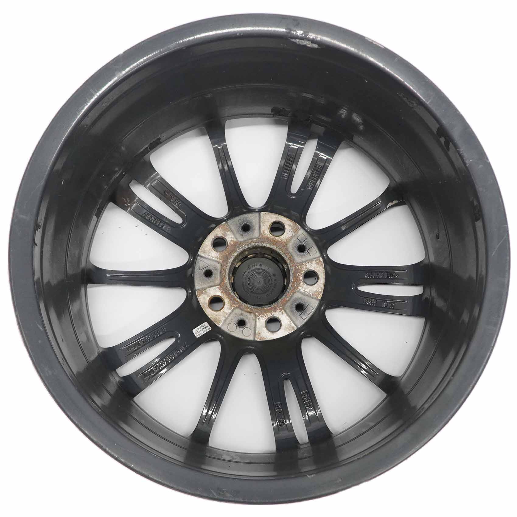 BMW E90 E91 Black Rear Alloy Wheel Rim 18" ET:37 8.5J M Spider Spoke 193