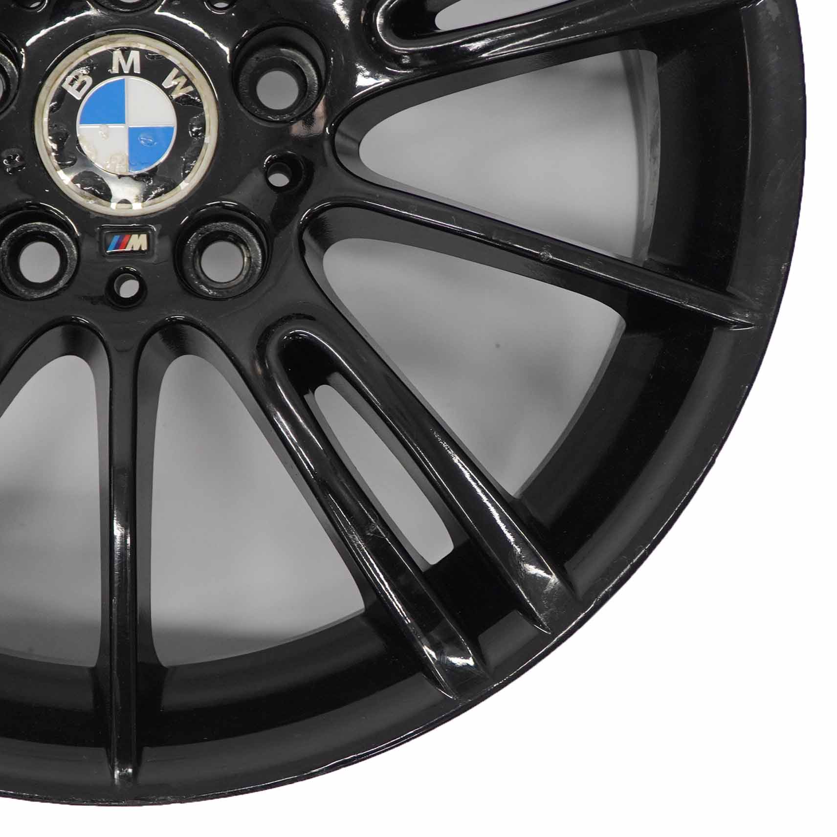 BMW E90 E91 Black Rear Alloy Wheel Rim 18" ET:37 8.5J M Spider Spoke 193