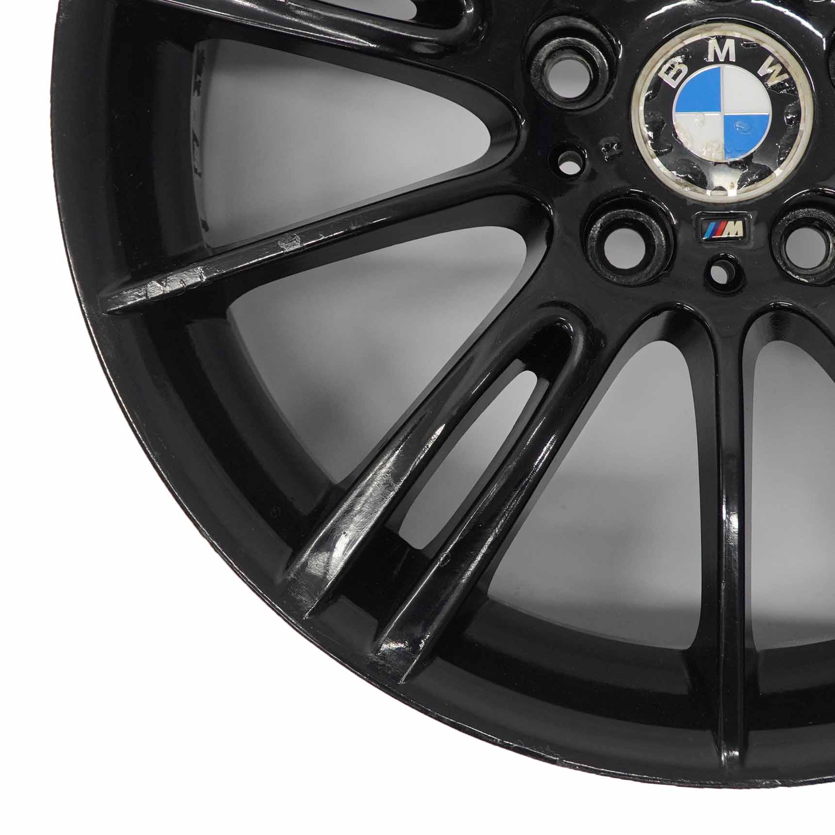 BMW E90 E91 Black Rear Alloy Wheel Rim 18" ET:37 8.5J M Spider Spoke 193