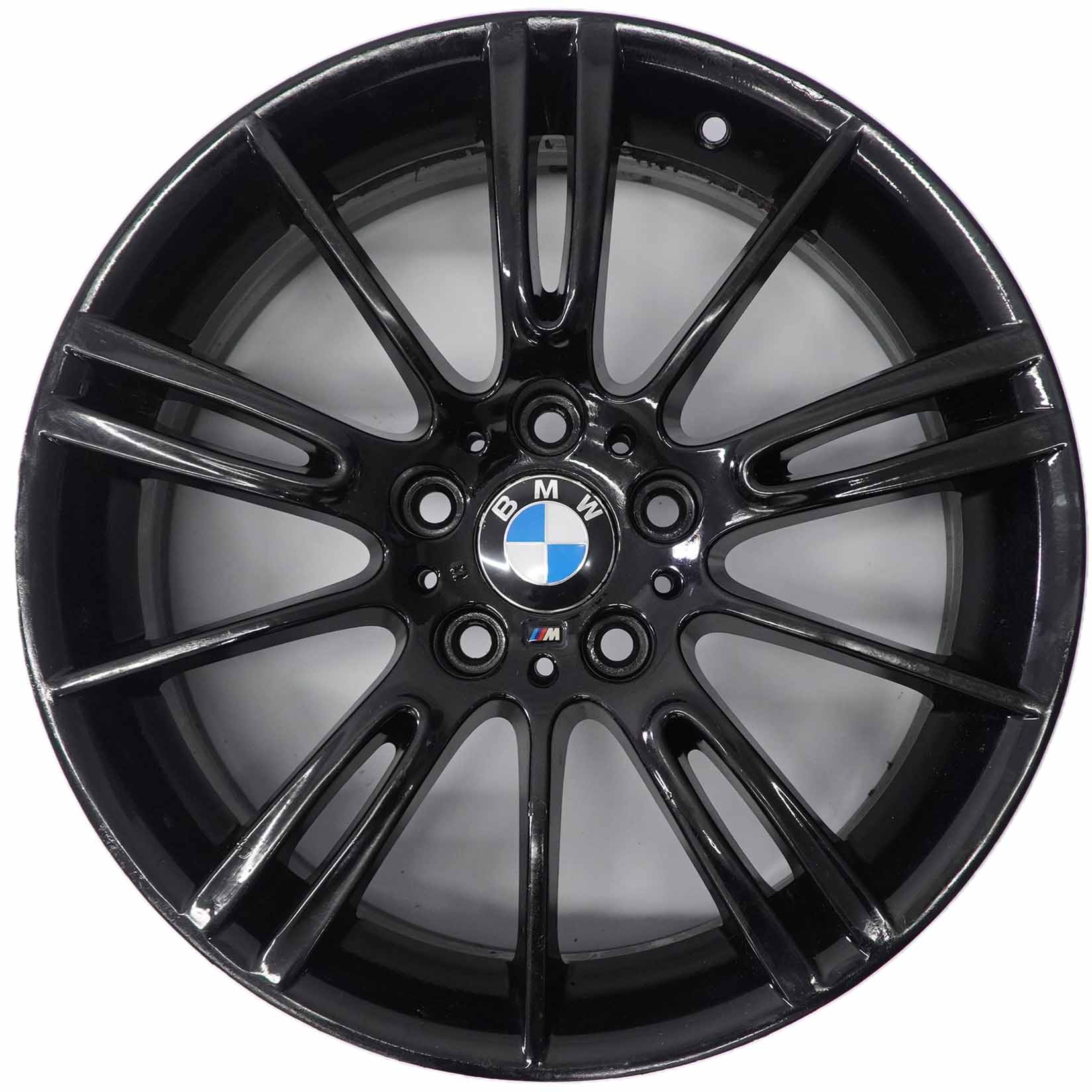 BMW E90 E91 Black Rear Alloy Wheel Rim 18" ET:37 8.5J M Spider Spoke 193