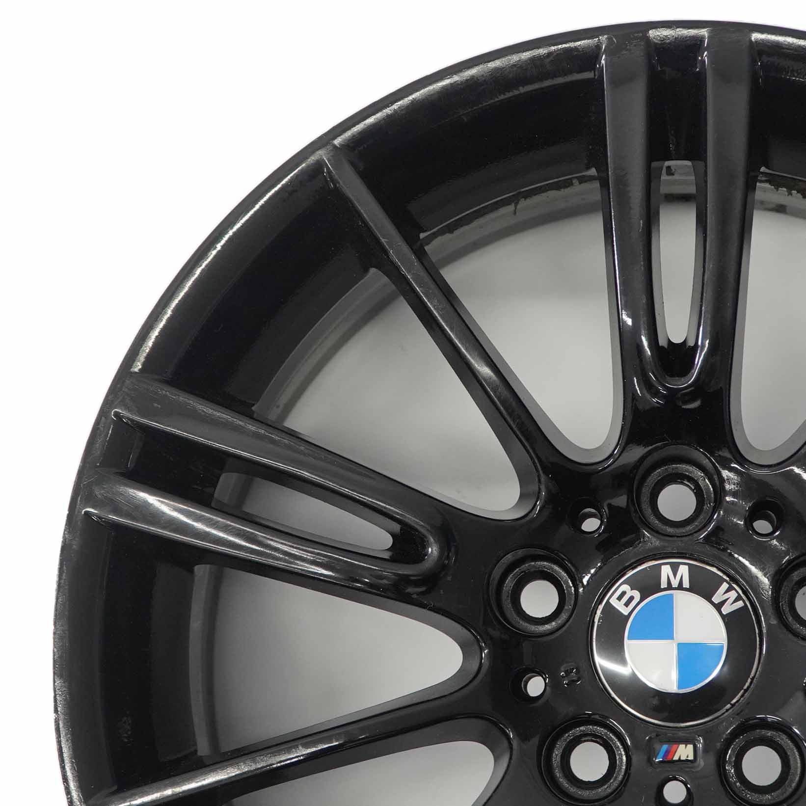 BMW E90 E91 Black Rear Alloy Wheel Rim 18" ET:37 8.5J M Spider Spoke 193