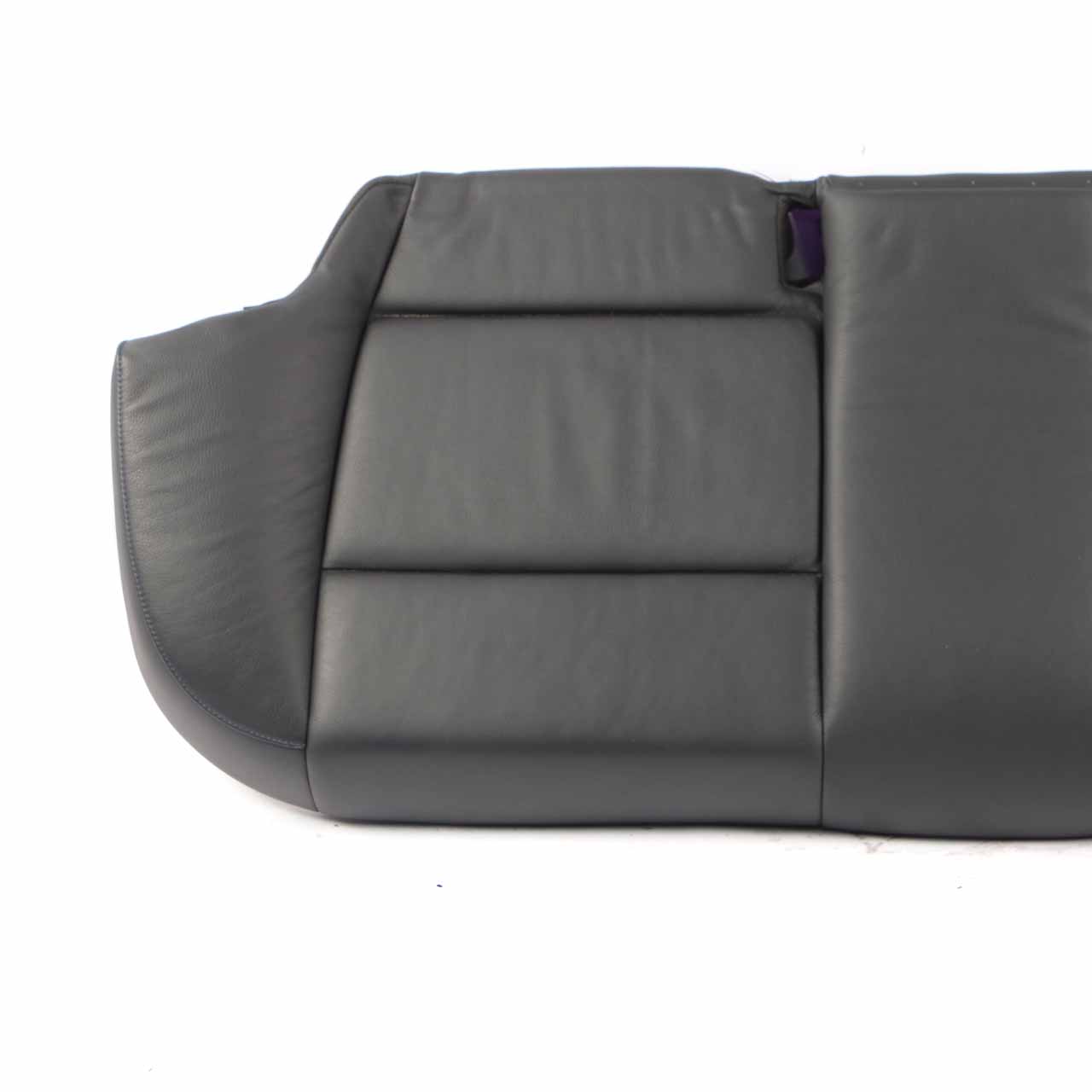 BMW E90 LCI Rear Seat Couch Bench Interior Cover Leather Dakota Black Blue Seam