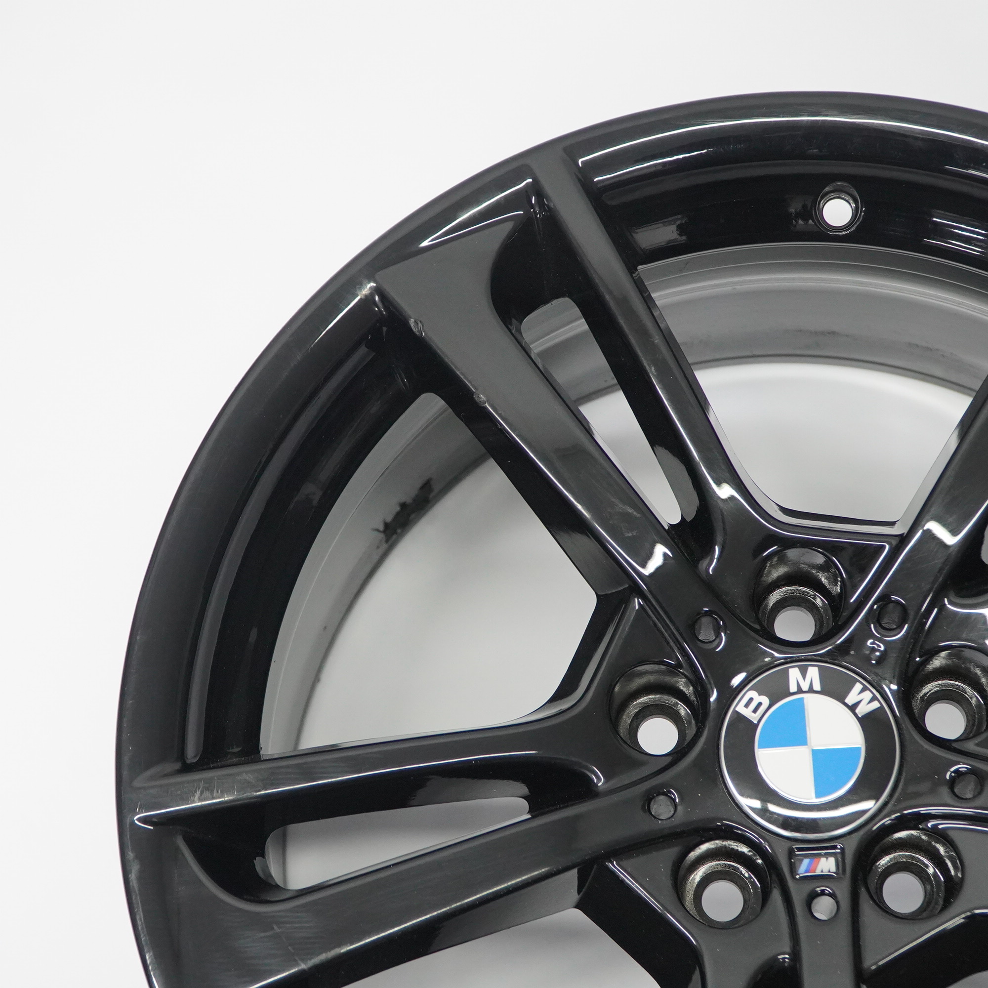 BMW X3 F25 Rear Black Wheel Rim Alloy 19" M Double Spoke 369 9,5J ET:48 7844251