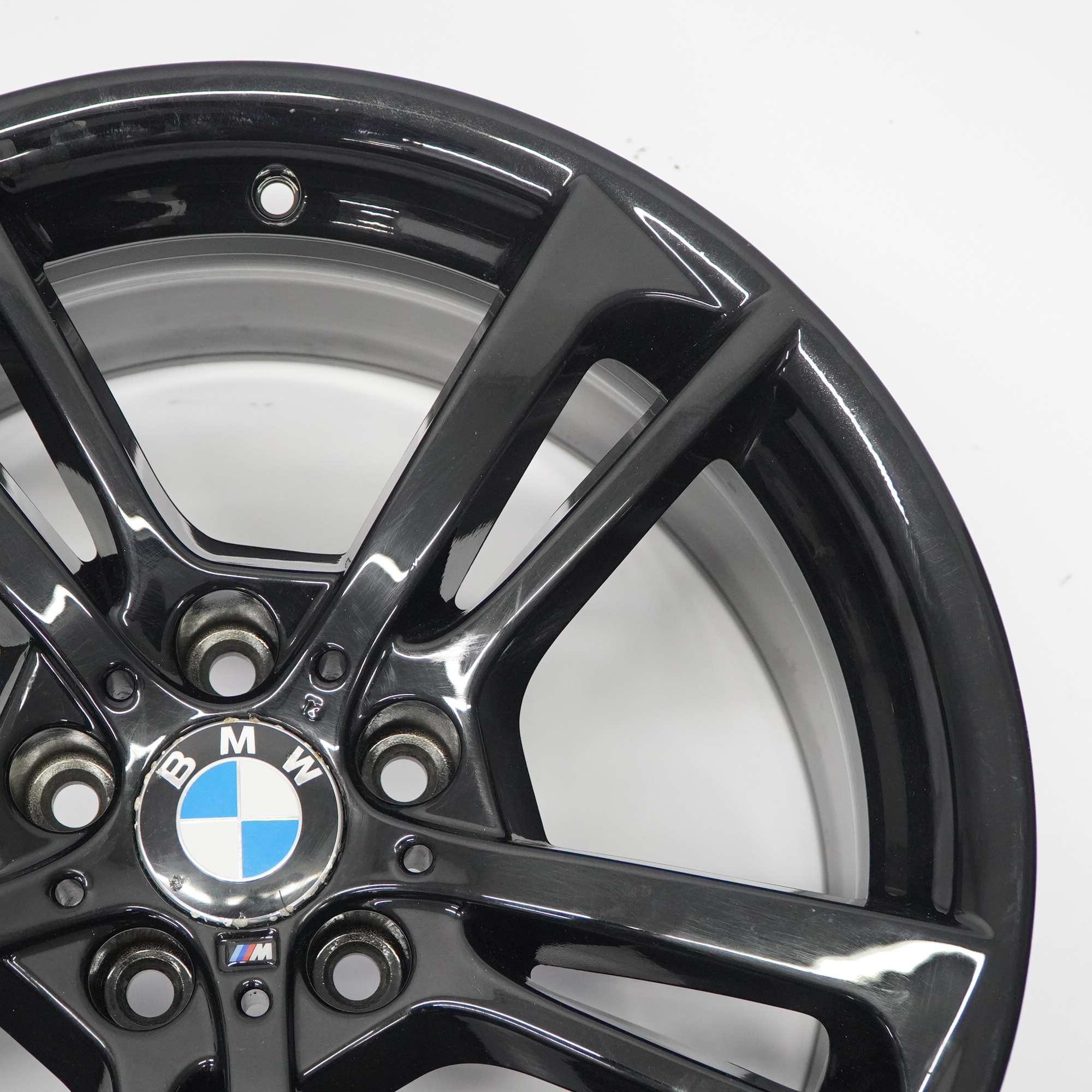 BMW X3 F25 Rear Black Wheel Rim Alloy 19" M Double Spoke 369 9,5J ET:48 7844251