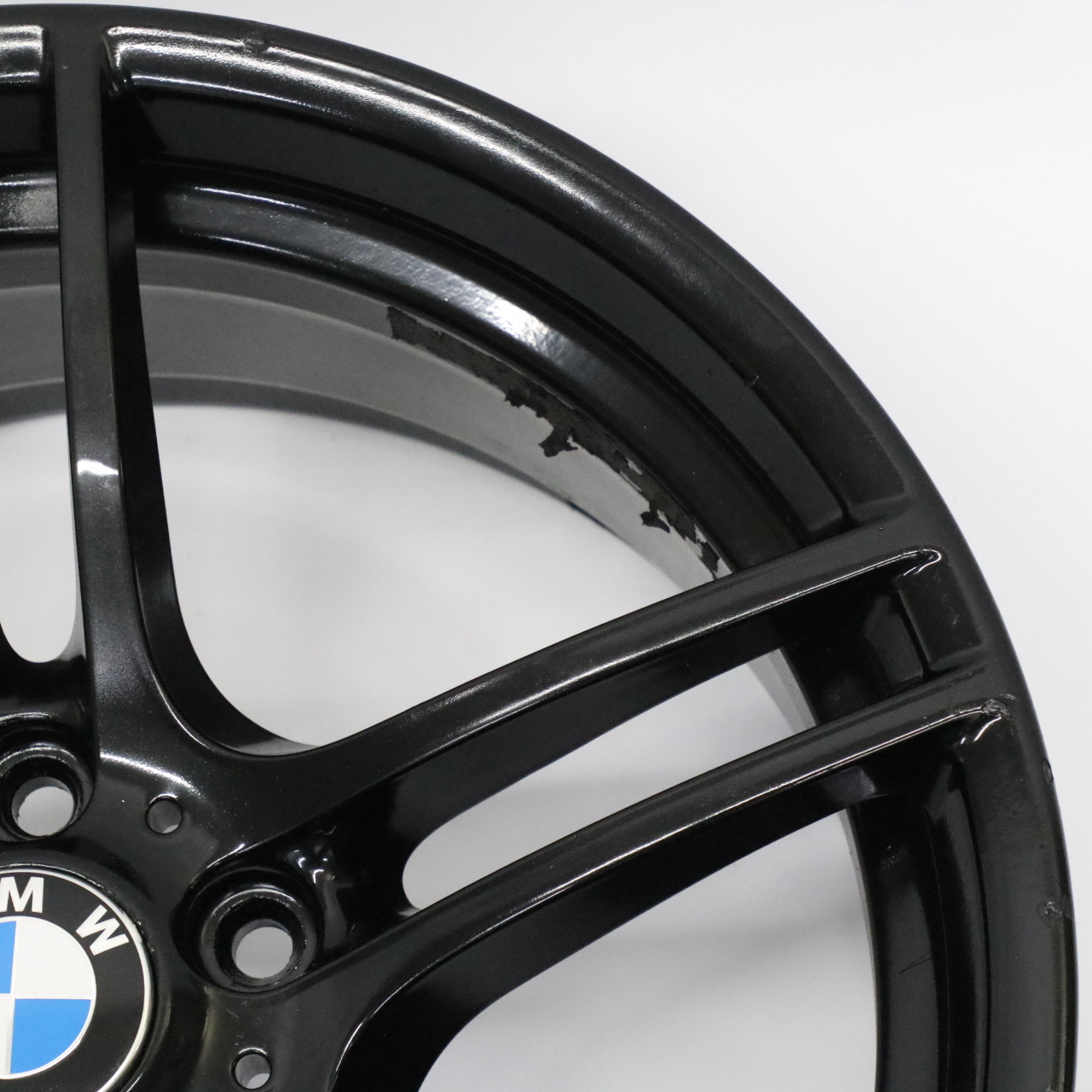 BMW E90 E91 Front Black Alloy Wheel Rim 19" M Double Spoke 313 8J ET:37 7844343