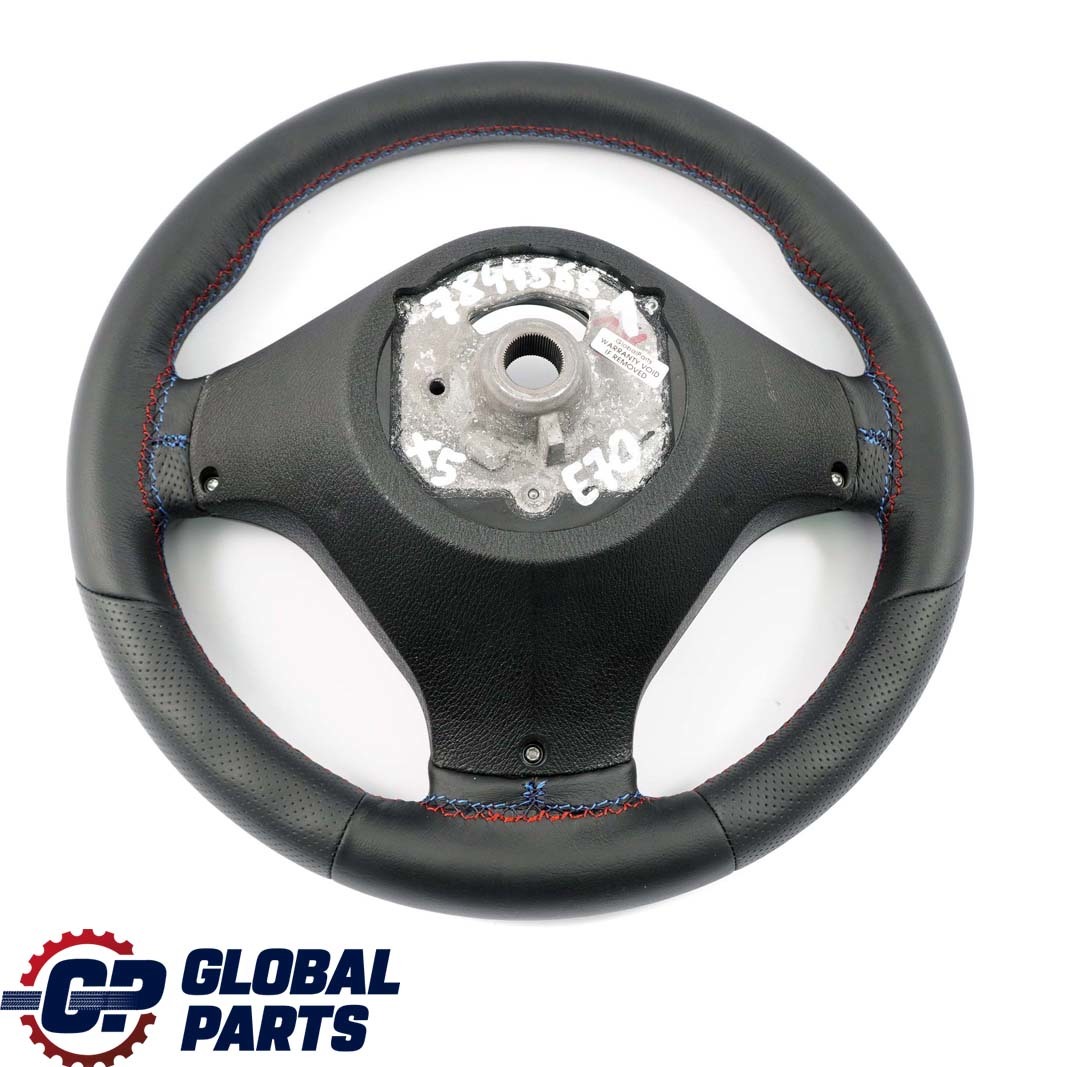 BMW X5 E70 NEW M Sport Black Leather Steering Wheel Black M-tricolored