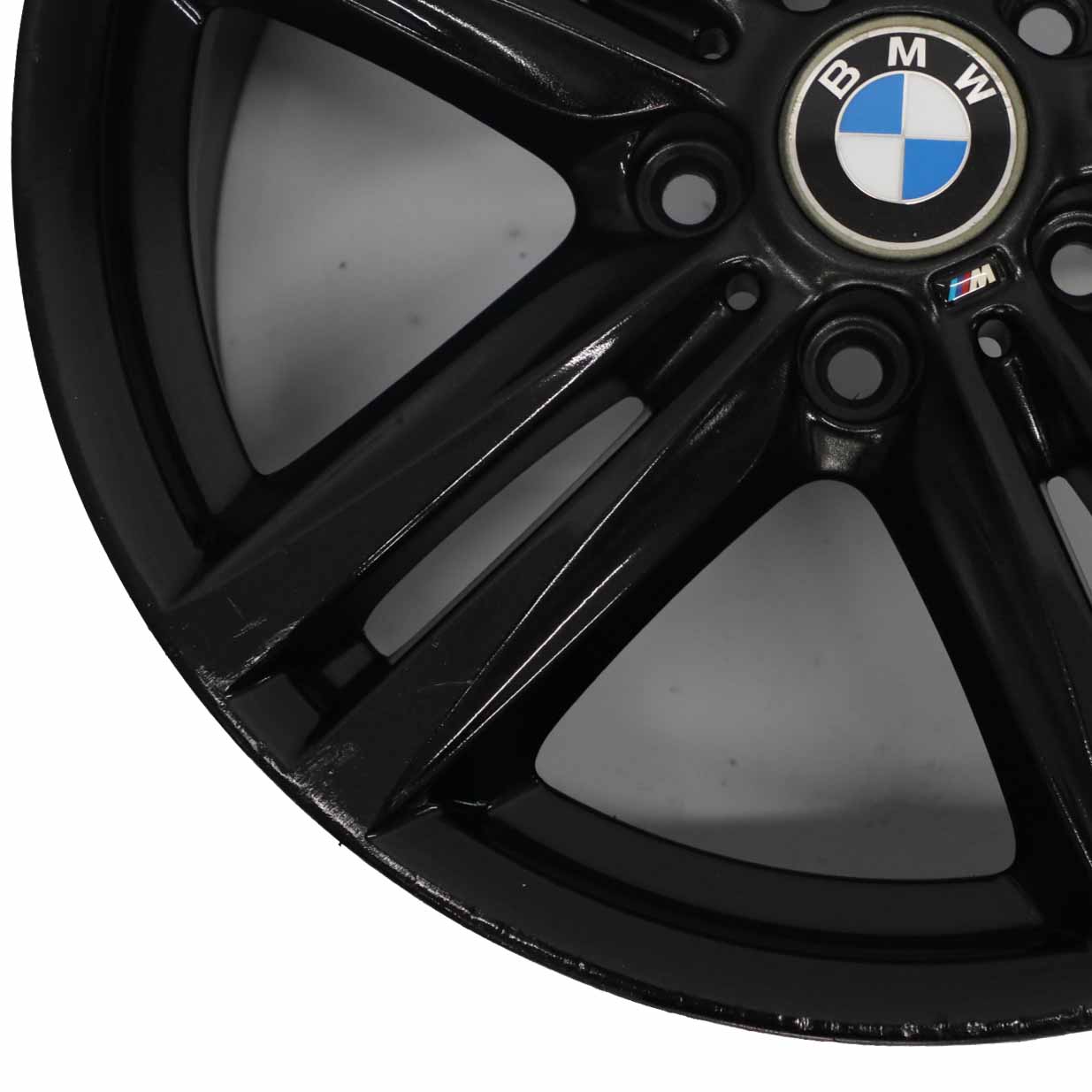 BMW F20 F21 Front Black Alloy Wheel Rim 18" 7,5J ET:45 7845852 M Star Spoke 386