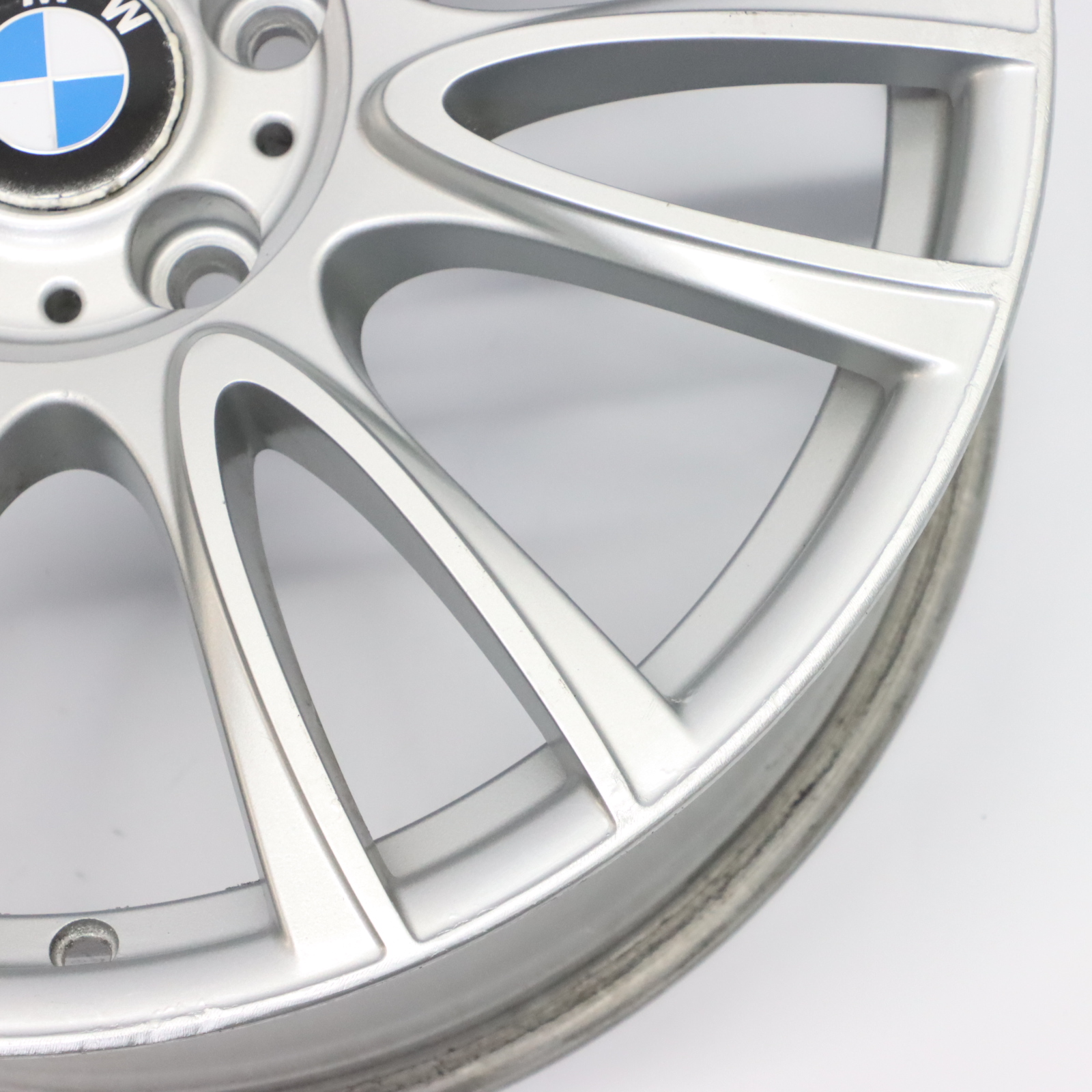 BMW F30 F31 F32 Front Silver Alloy Wheel Rim 19" ET:36 8J V Spoke 439 7845865