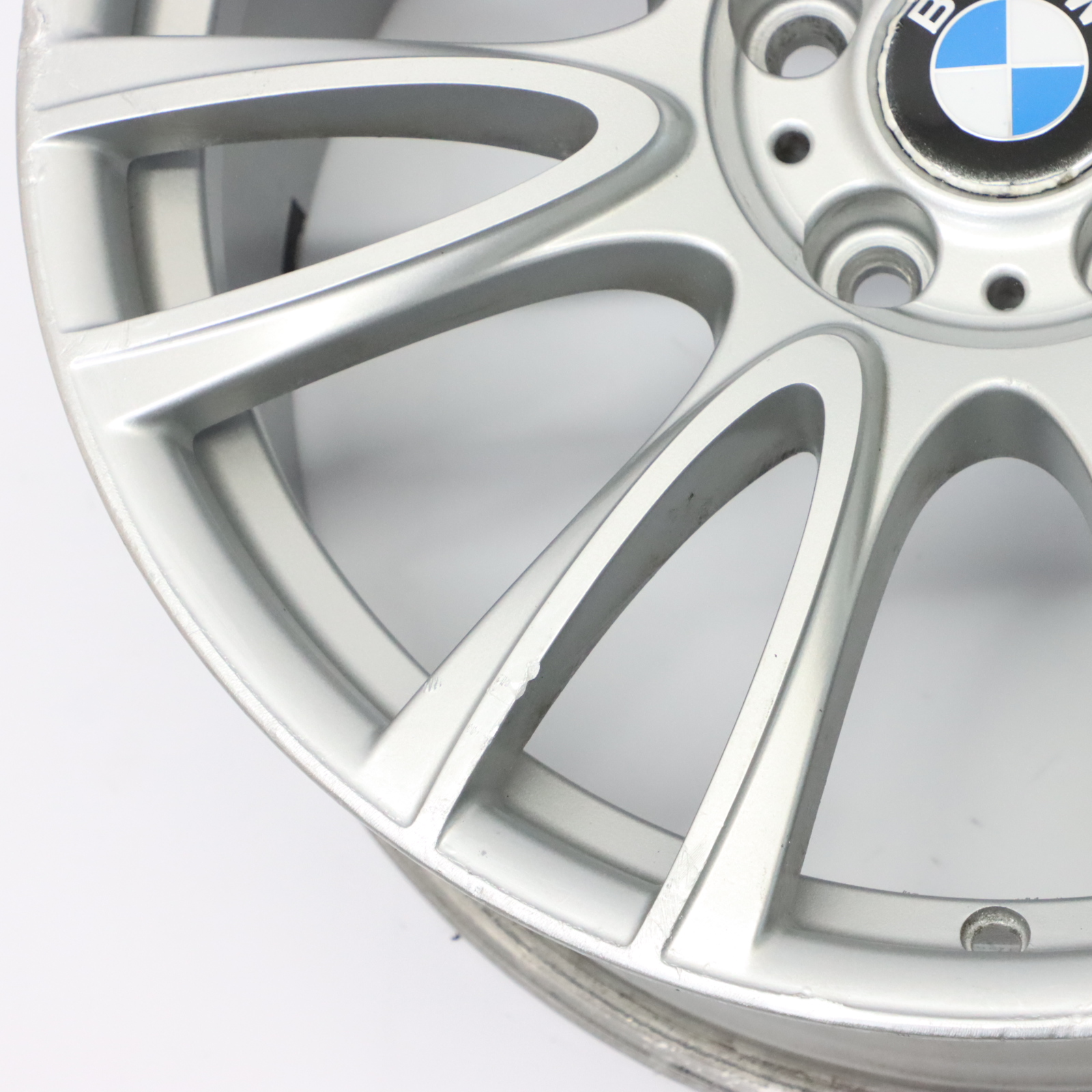 BMW F30 F31 F32 Front Silver Alloy Wheel Rim 19" ET:36 8J V Spoke 439 7845865