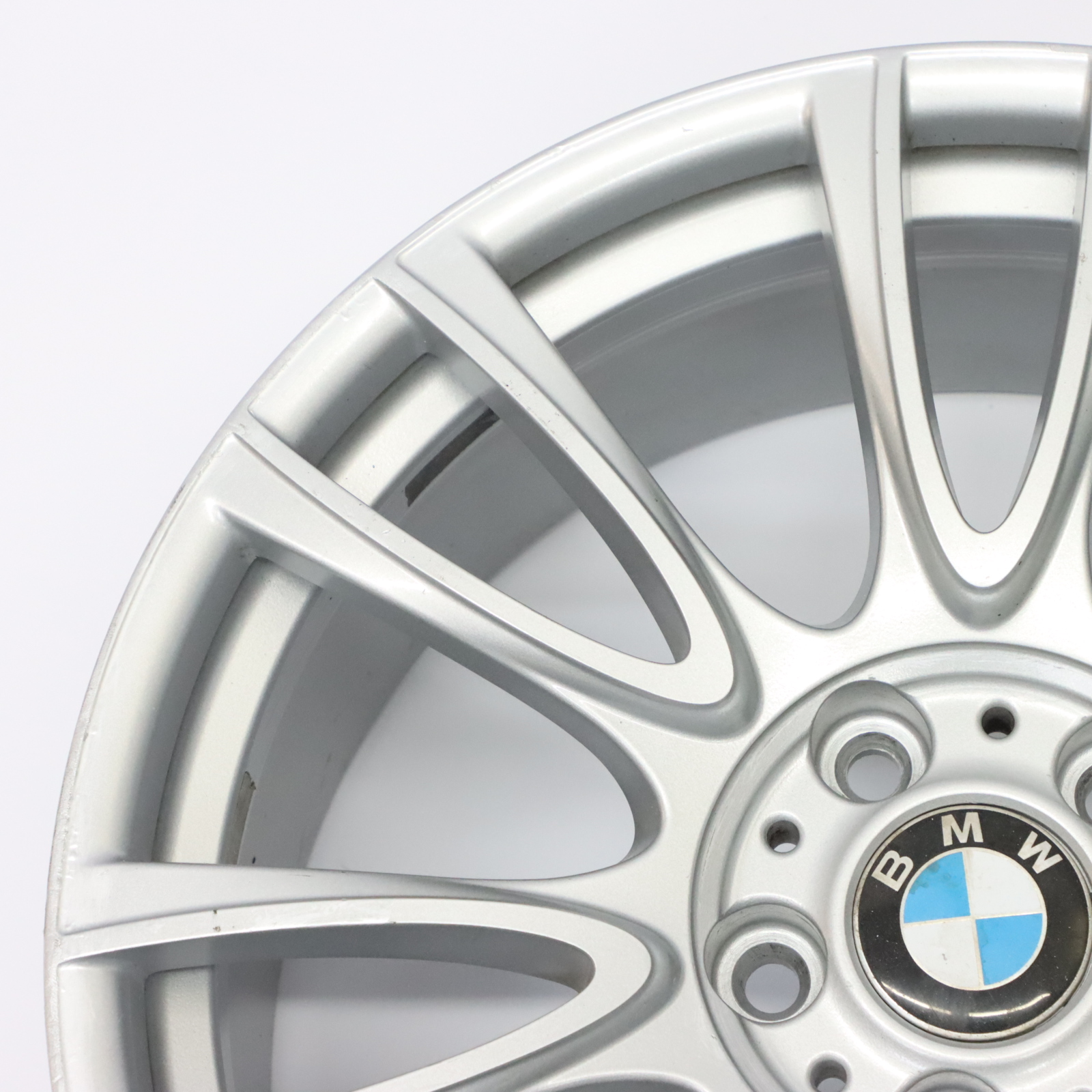 BMW F30 F31 F32 Front Silver Alloy Wheel Rim 19" ET:36 8J V Spoke 439 7845865