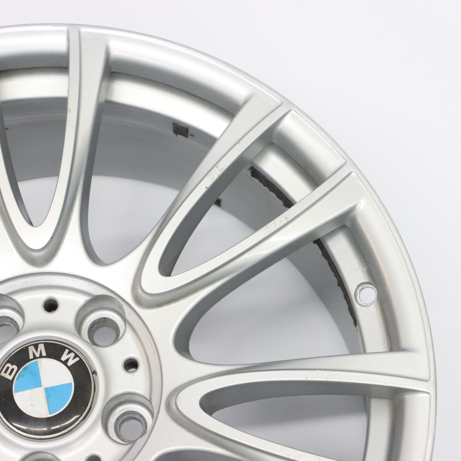 BMW F30 F31 F32 Front Silver Alloy Wheel Rim 19" ET:36 8J V Spoke 439 7845865