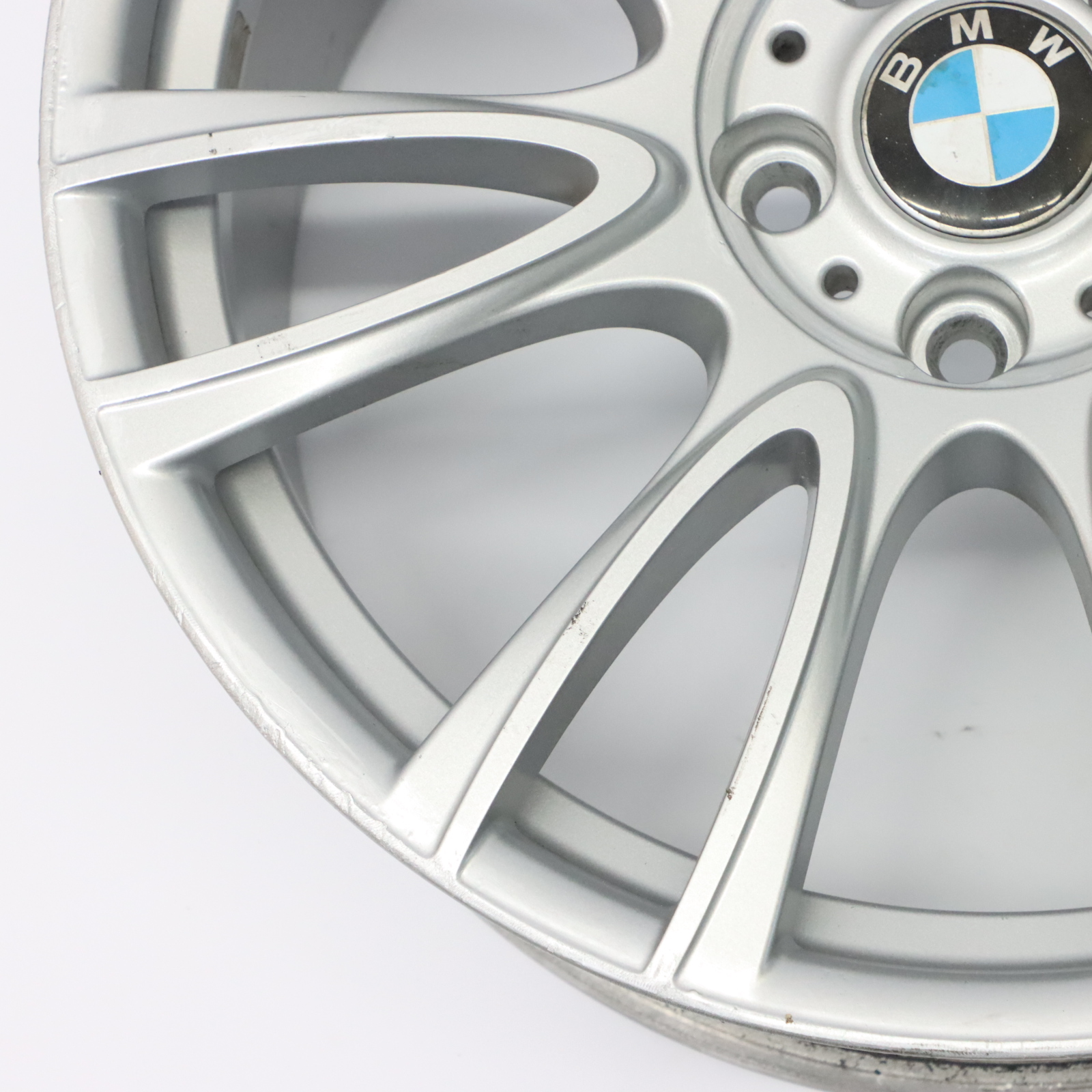 BMW F30 F31 F32 Front Silver Alloy Wheel Rim 19" ET:36 8J V Spoke 439 7845865