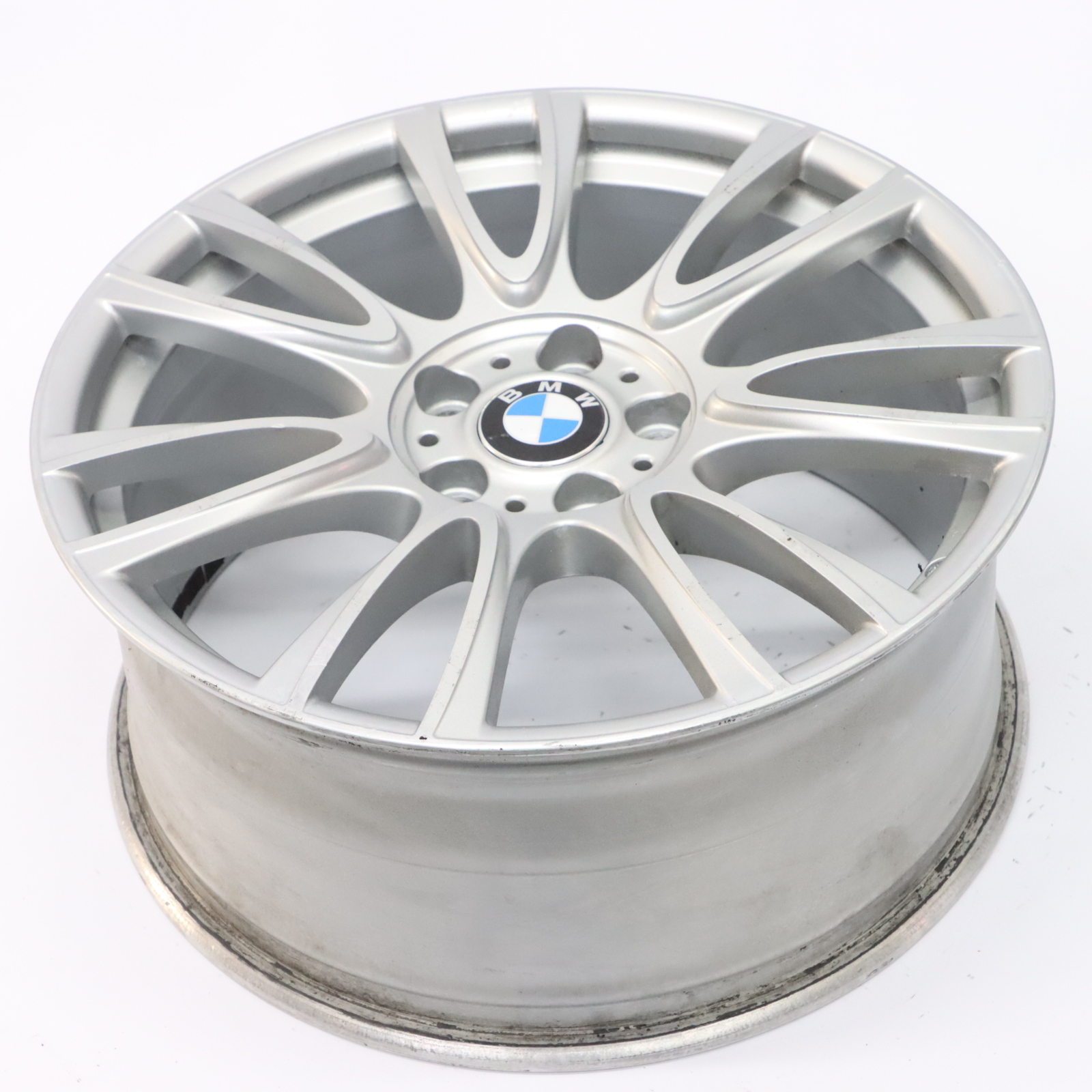 BMW F30 F31 F32 Rear Silver Alloy Wheel Rim 19" ET:47 8.5J V Spoke 439 7845866