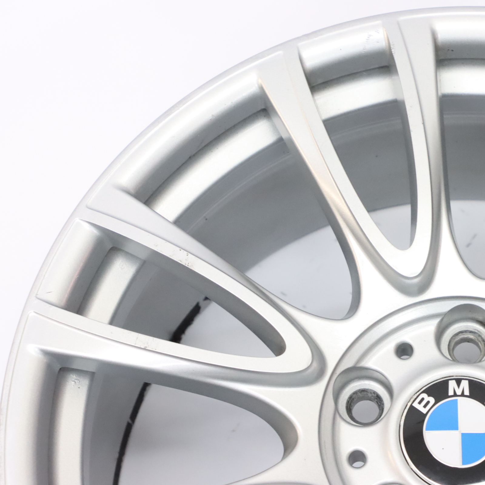 BMW F30 F31 F32 Rear Silver Alloy Wheel Rim 19" ET:47 8.5J V Spoke 439 7845866