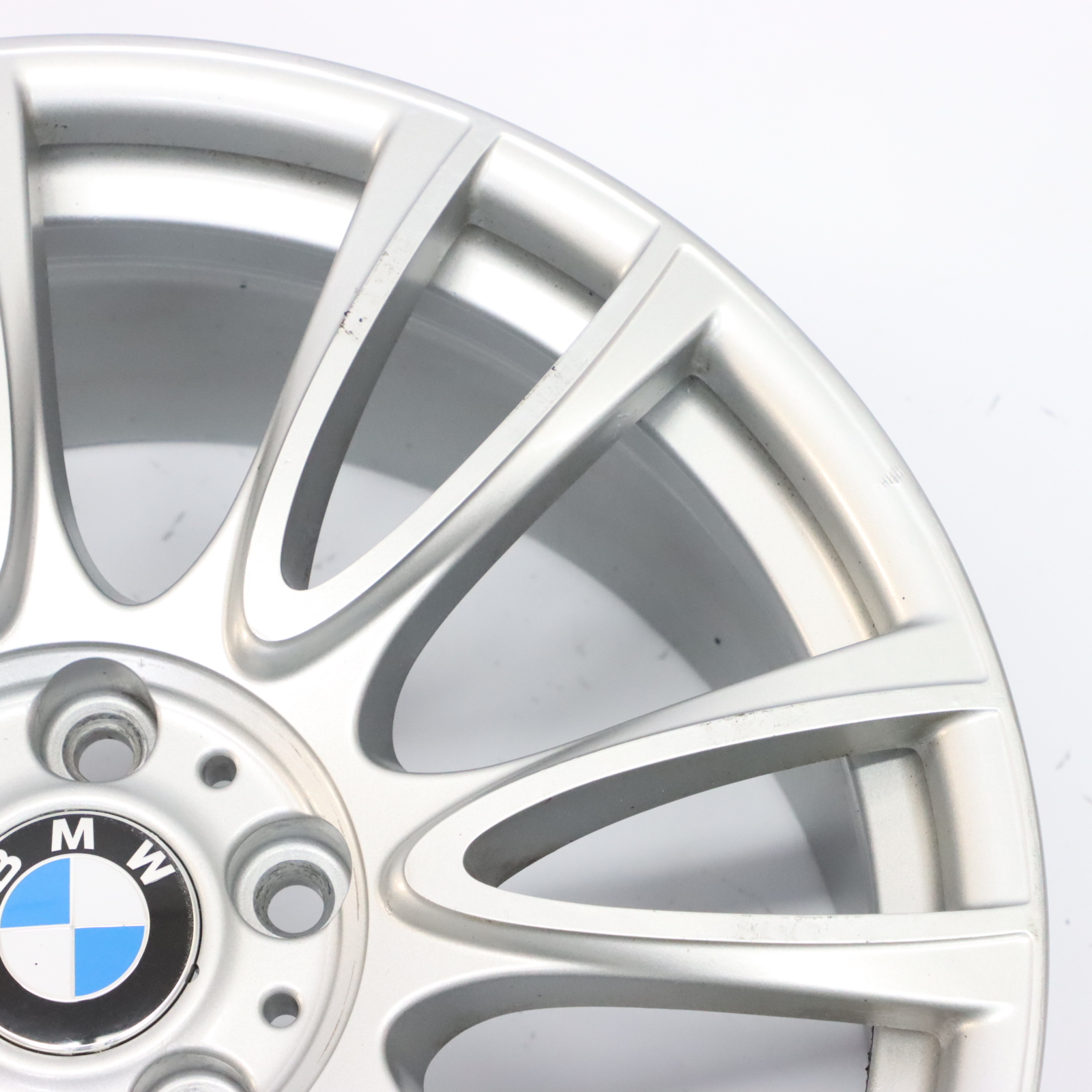 BMW F30 F31 F32 Rear Silver Alloy Wheel Rim 19" ET:47 8.5J V Spoke 439 7845866