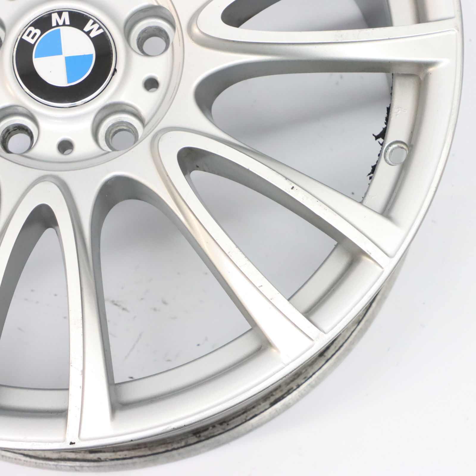 BMW F30 F31 F32 Rear Silver Alloy Wheel Rim 19" ET:47 8.5J V Spoke 439 7845866