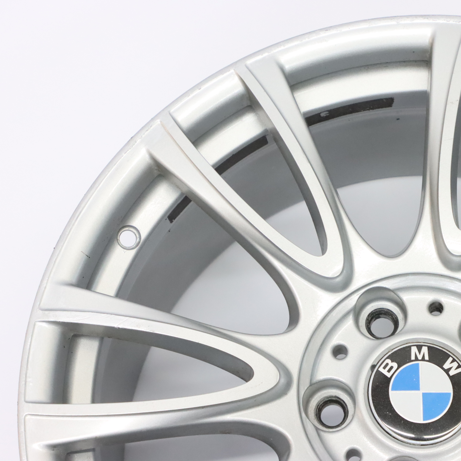 BMW F30 F31 F32 Rear Silver Alloy Wheel Rim 19" ET:47 8.5J V Spoke 439 7845866