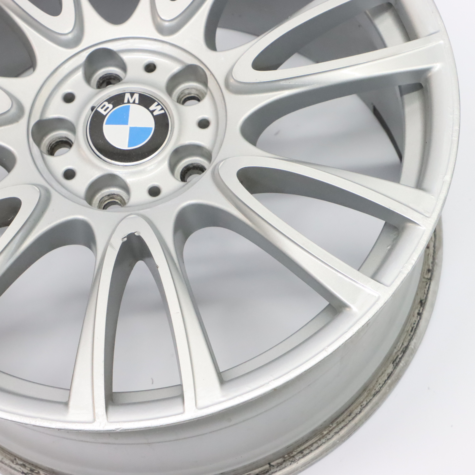 BMW F30 F31 F32 Rear Silver Alloy Wheel Rim 19" ET:47 8.5J V Spoke 439 7845866