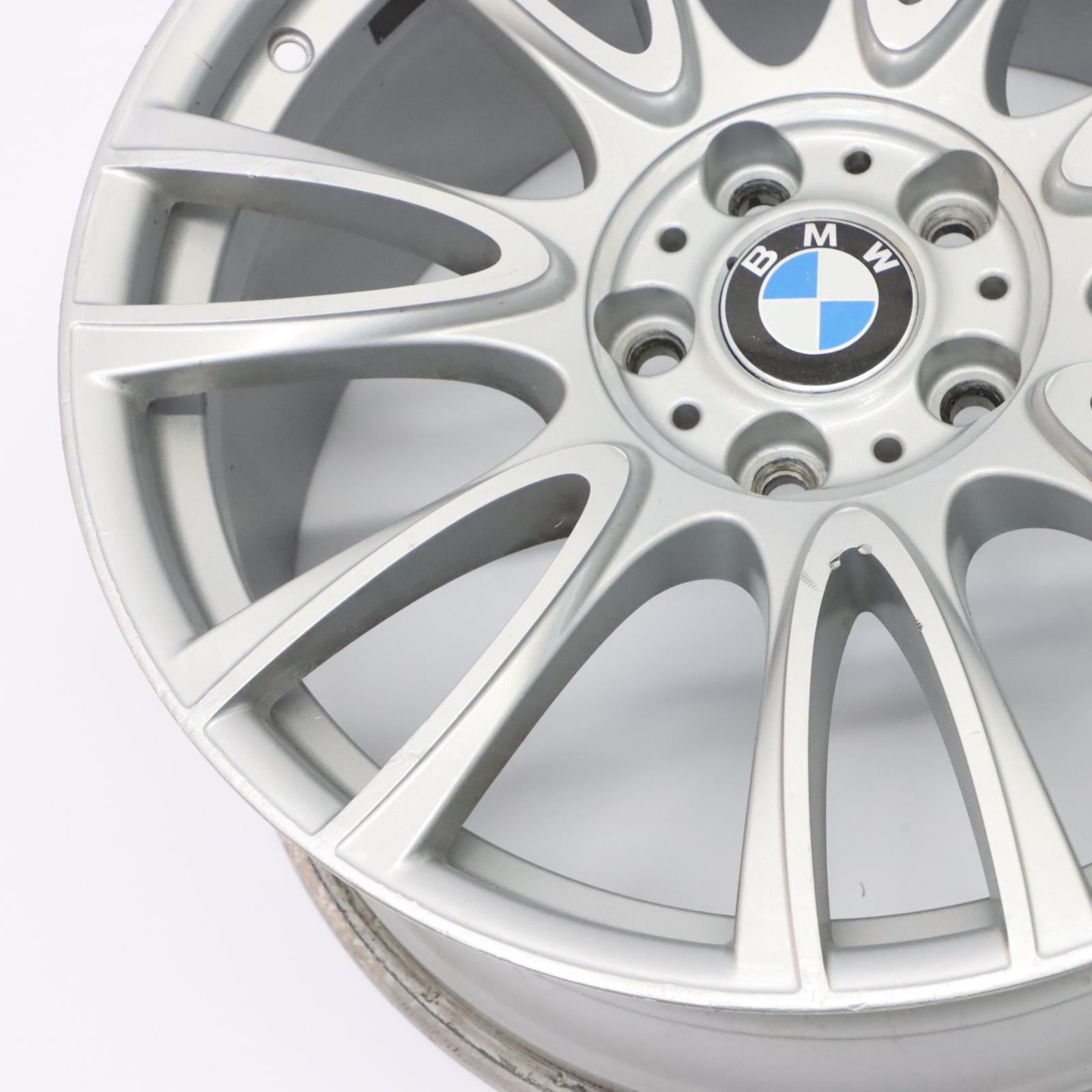 BMW F30 F31 F32 Rear Silver Alloy Wheel Rim 19" ET:47 8.5J V Spoke 439 7845866