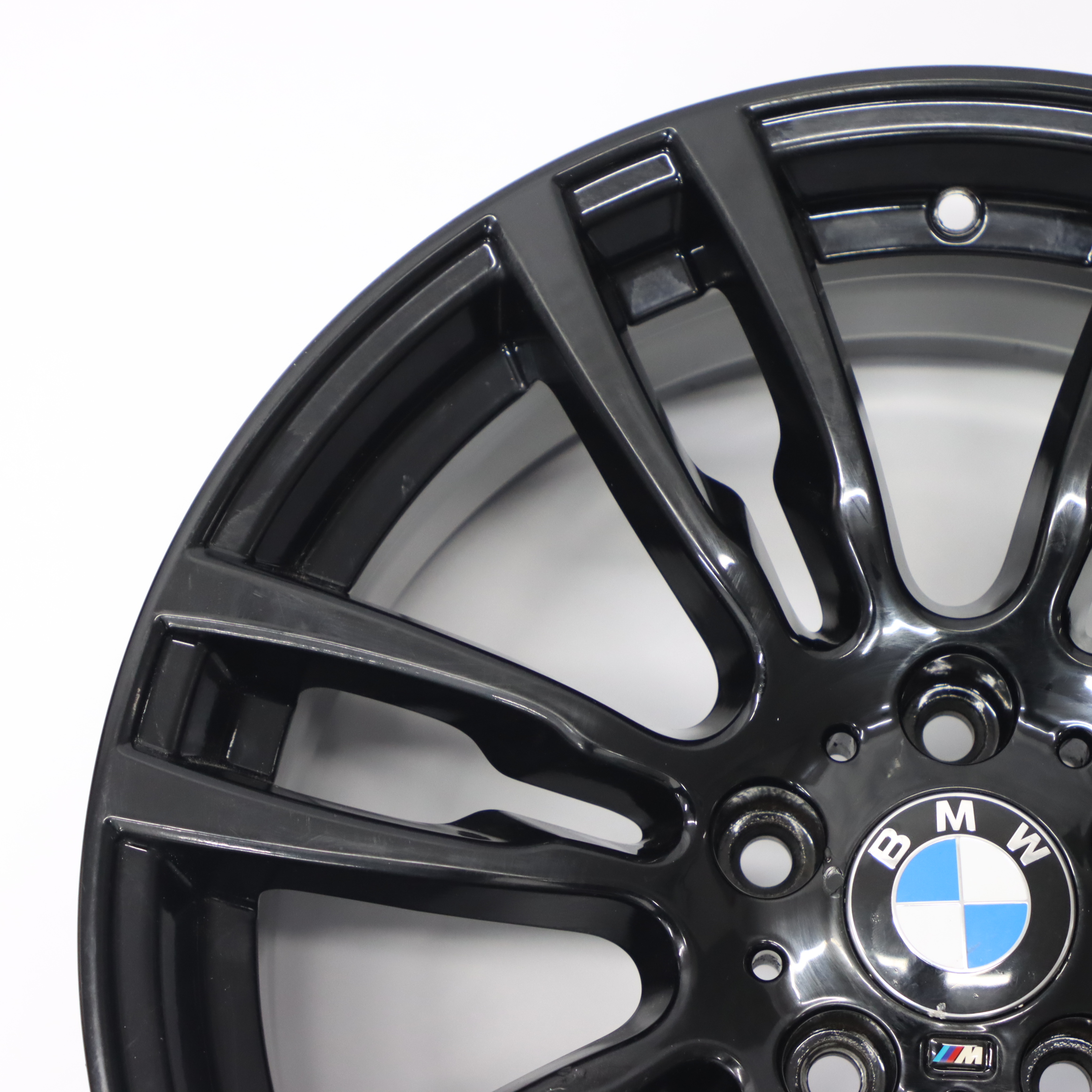 BMW F30 F31 F32 Black Alloy Wheel Rim 19" 8J ET:36 M Star Spoke 403 7845882