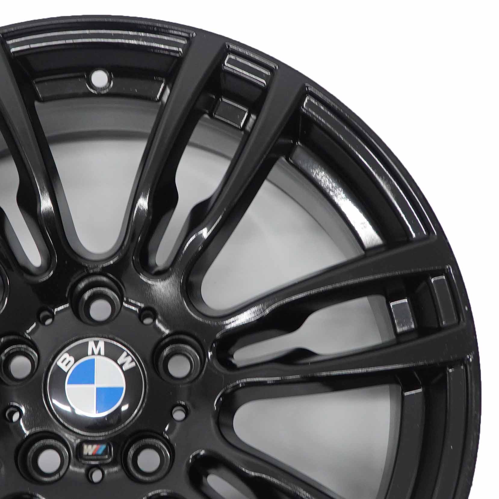 BMW F30 F31 F32 Black Alloy Wheel Rim 19" 8J ET:36 M Star Spoke 403 7845882