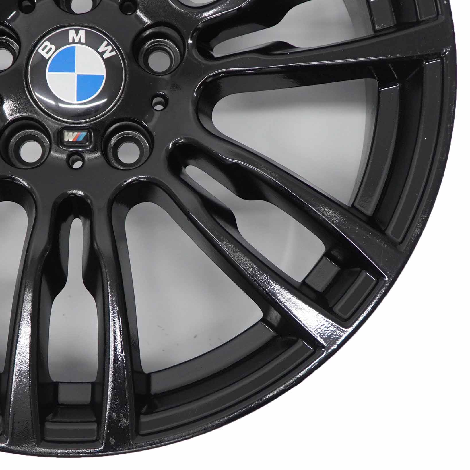 BMW F30 F31 F32 Black Alloy Wheel Rim 19" 8J ET:36 M Star Spoke 403 7845882