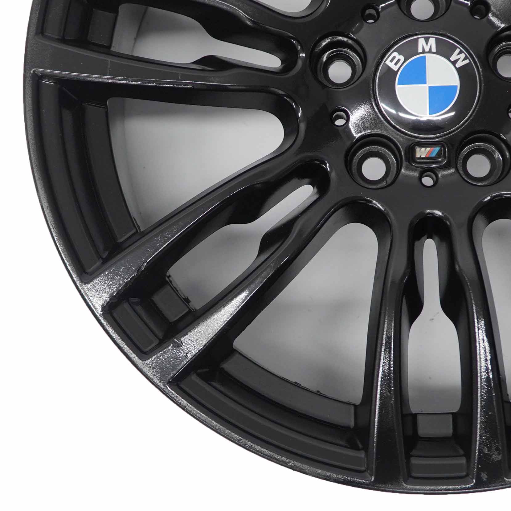 BMW F30 F31 F32 Black Alloy Wheel Rim 19" 8J ET:36 M Star Spoke 403 7845882