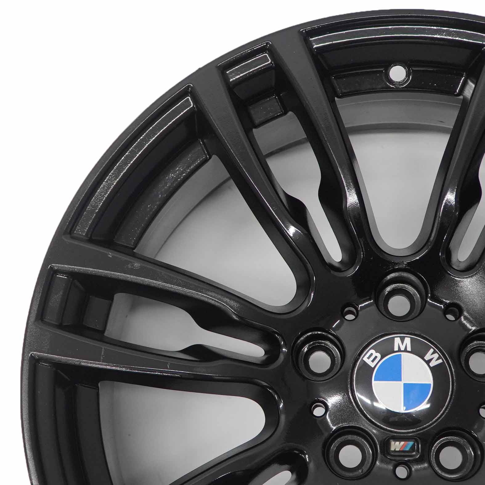 BMW F30 F31 F32 Black Alloy Wheel Rim 19" 8J ET:36 M Star Spoke 403 7845882