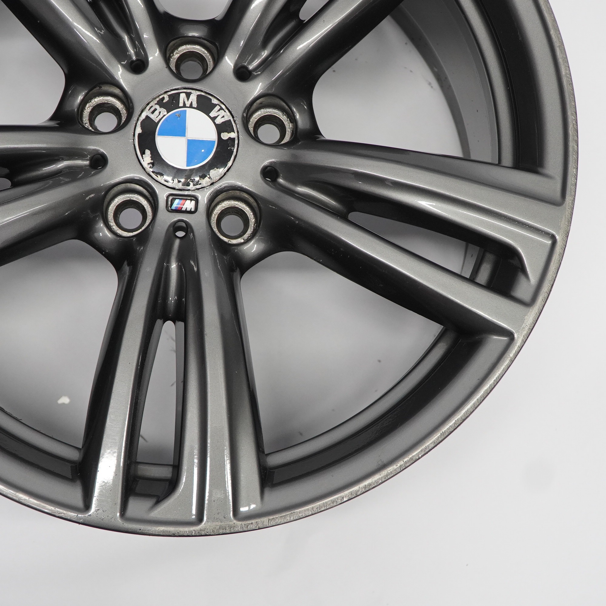 BMW F30 F32 Ferricgrey Rear Alloy Wheel Rim 19" 8,5J ET:47 M Double Spoke 442