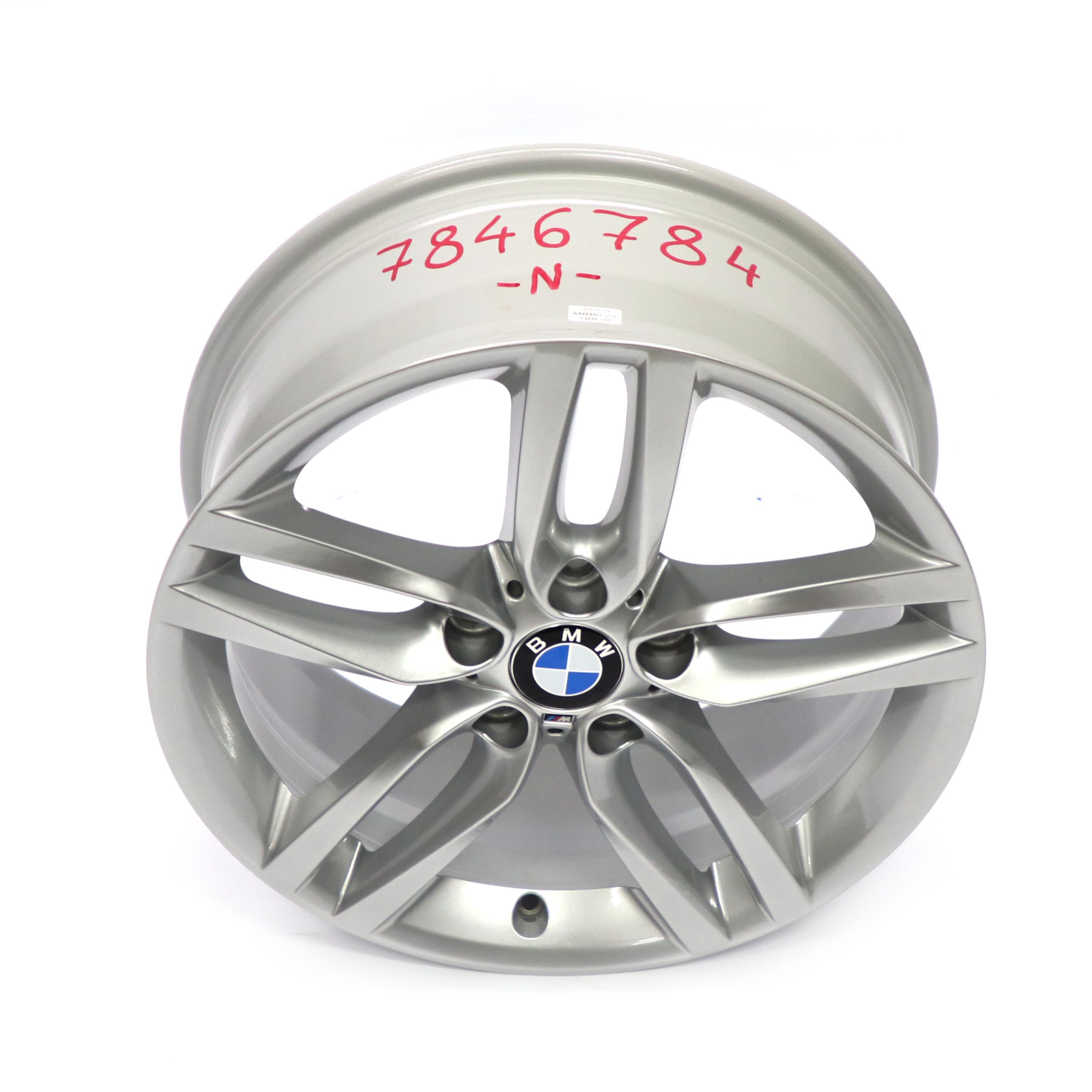 BMW F20 F21 Silver Alloy Wheel Rim 18" 7,5J ET:45 M Double Spoke 461 7846784