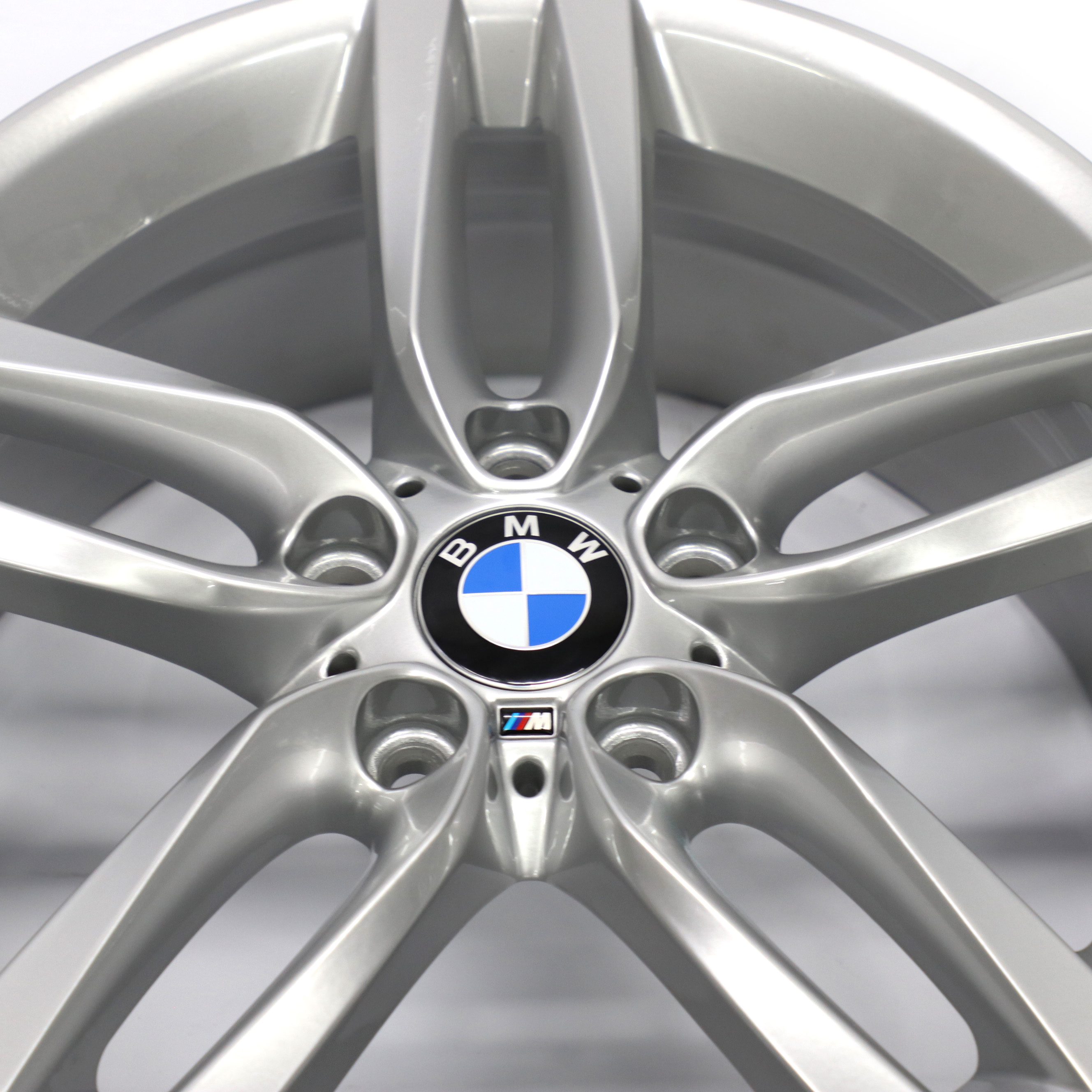 BMW F20 F21 Silver Alloy Wheel Rim 18" 7,5J ET:45 M Double Spoke 461 7846784