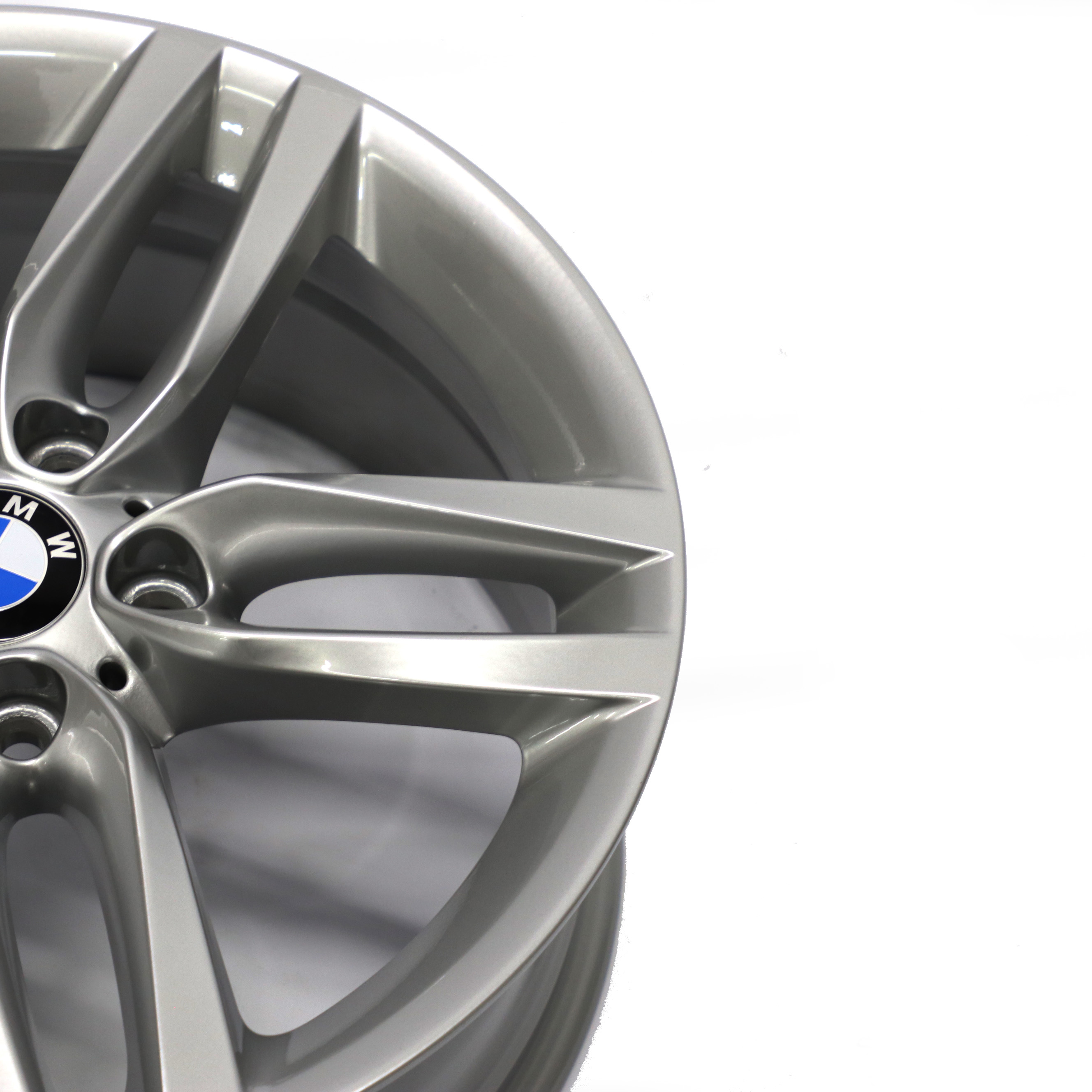 BMW F20 F21 Silver Alloy Wheel Rim 18" 7,5J ET:45 M Double Spoke 461 7846784