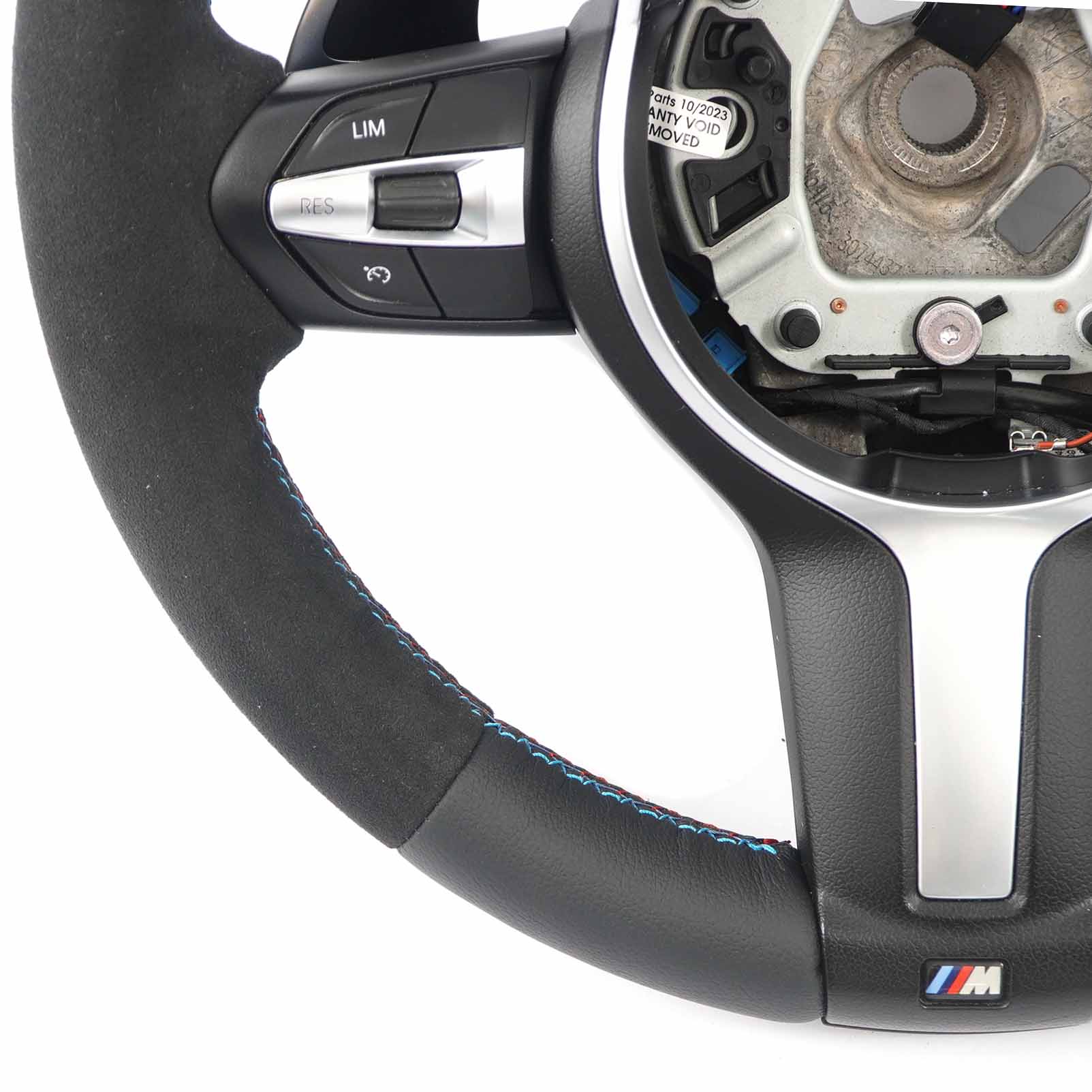 BMW F20 F21 F30 F31 F32 F36 M Sport NEW Black Leather / Alcantara Steering Wheel