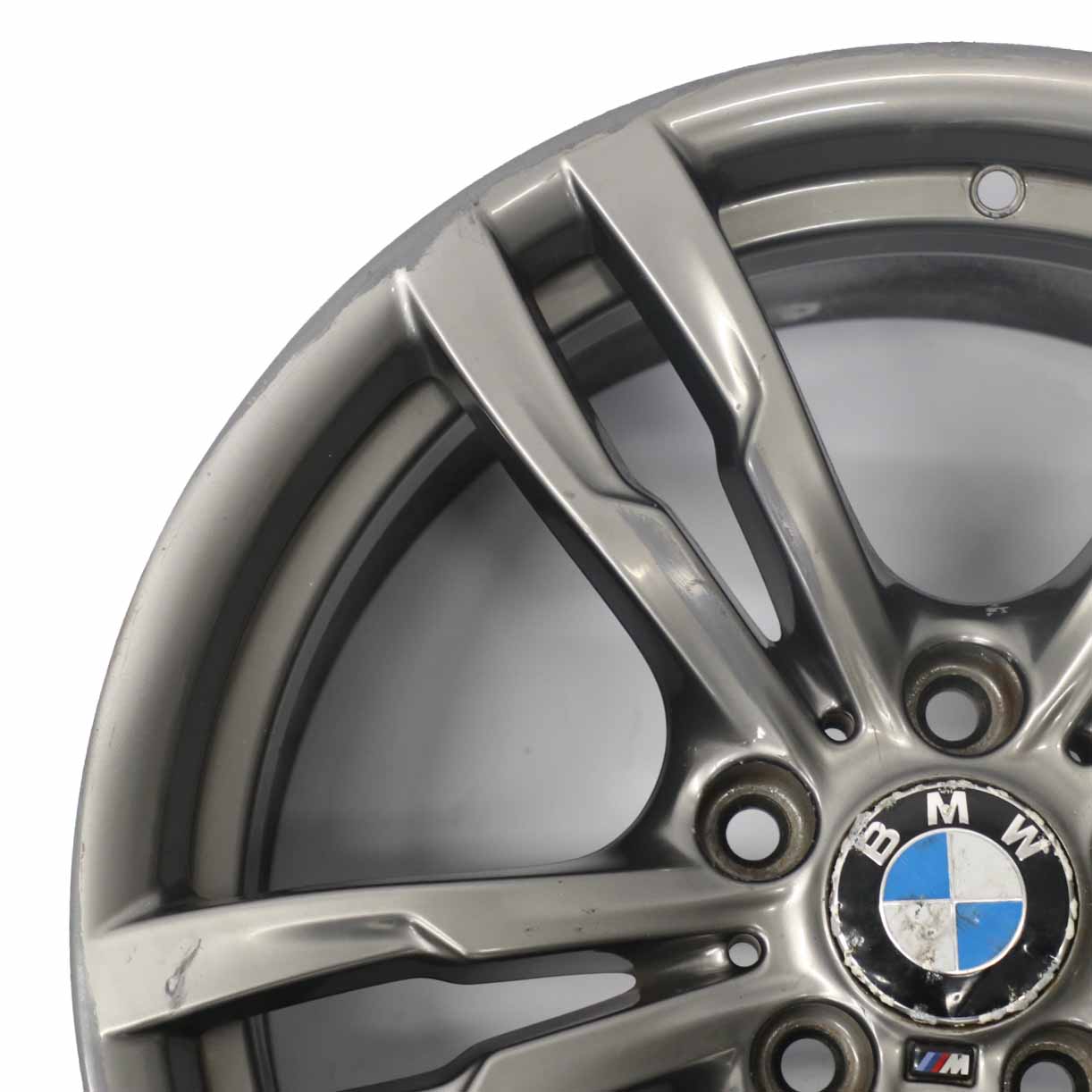 BMW F30 F32 Ferric Grey Light Alloy Wheel Rim 18" M Double Spoke 441 8J ET:34