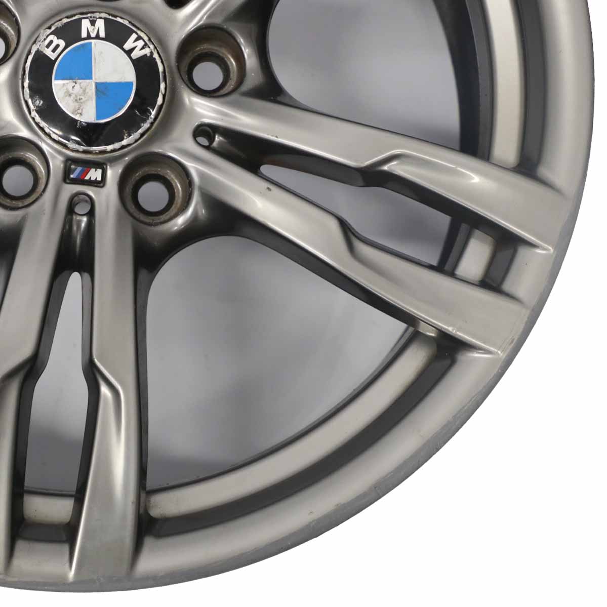 BMW F30 F32 Ferric Grey Light Alloy Wheel Rim 18" M Double Spoke 441 8J ET:34