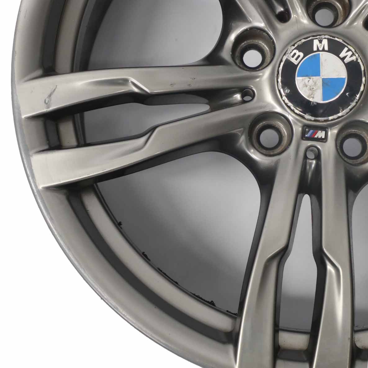 BMW F30 F32 Ferric Grey Light Alloy Wheel Rim 18" M Double Spoke 441 8J ET:34