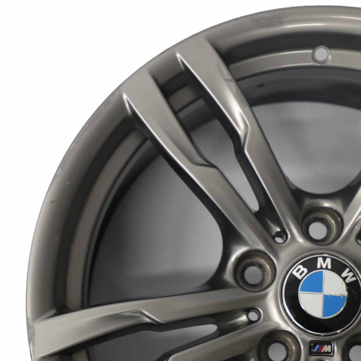 BMW F30 F32 Ferric Grey Light Alloy Wheel Rim 18" M Double Spoke 441 8,5J ET:47