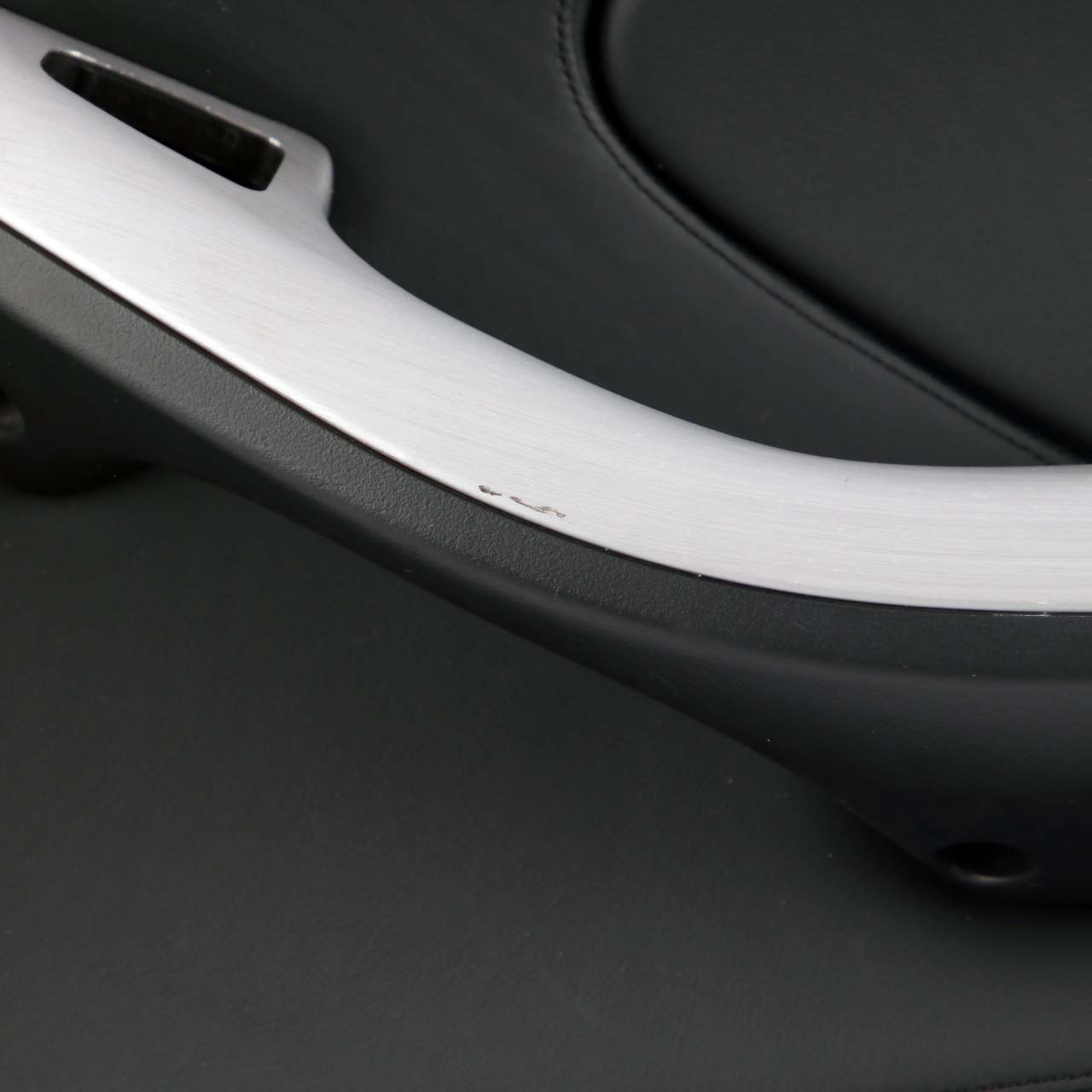 BMW E46 M3 Door Card Front Right O/S Trim Panel Cover Leather Walknappa Black