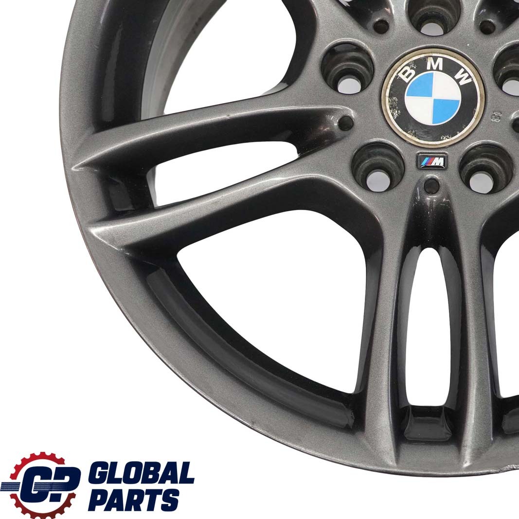 BMW E81 E87 Grey Rear Alloy Wheel Rim 18" M Double Spoke 261 8,5J ET:52 7891051