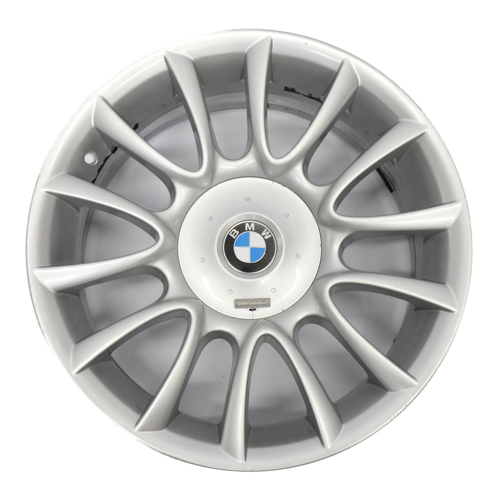 BMW E63 E64 Rear Silver Wheel Alloy Rim 19" 9J V Spoke 152 ET:18 7897257