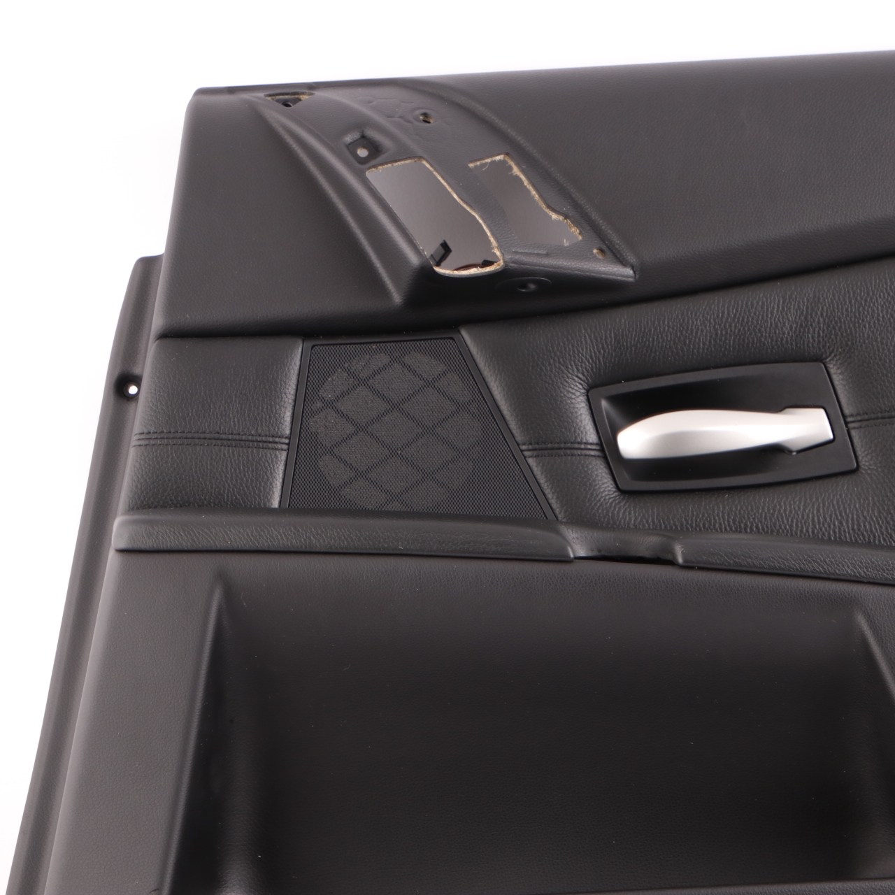 Door Card BMW E60 M5 Rear Right O/S Door Lining Panel Leather Merino Black