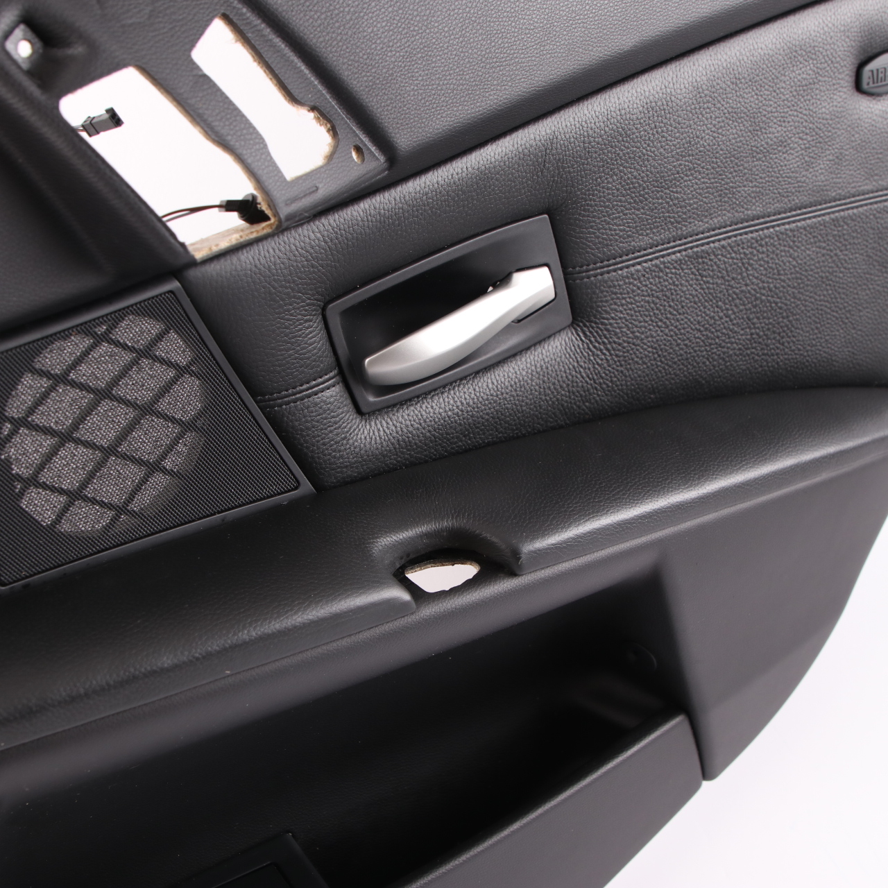 Door Card BMW E60 M5 Rear Right O/S Door Lining Panel Leather Merino Black