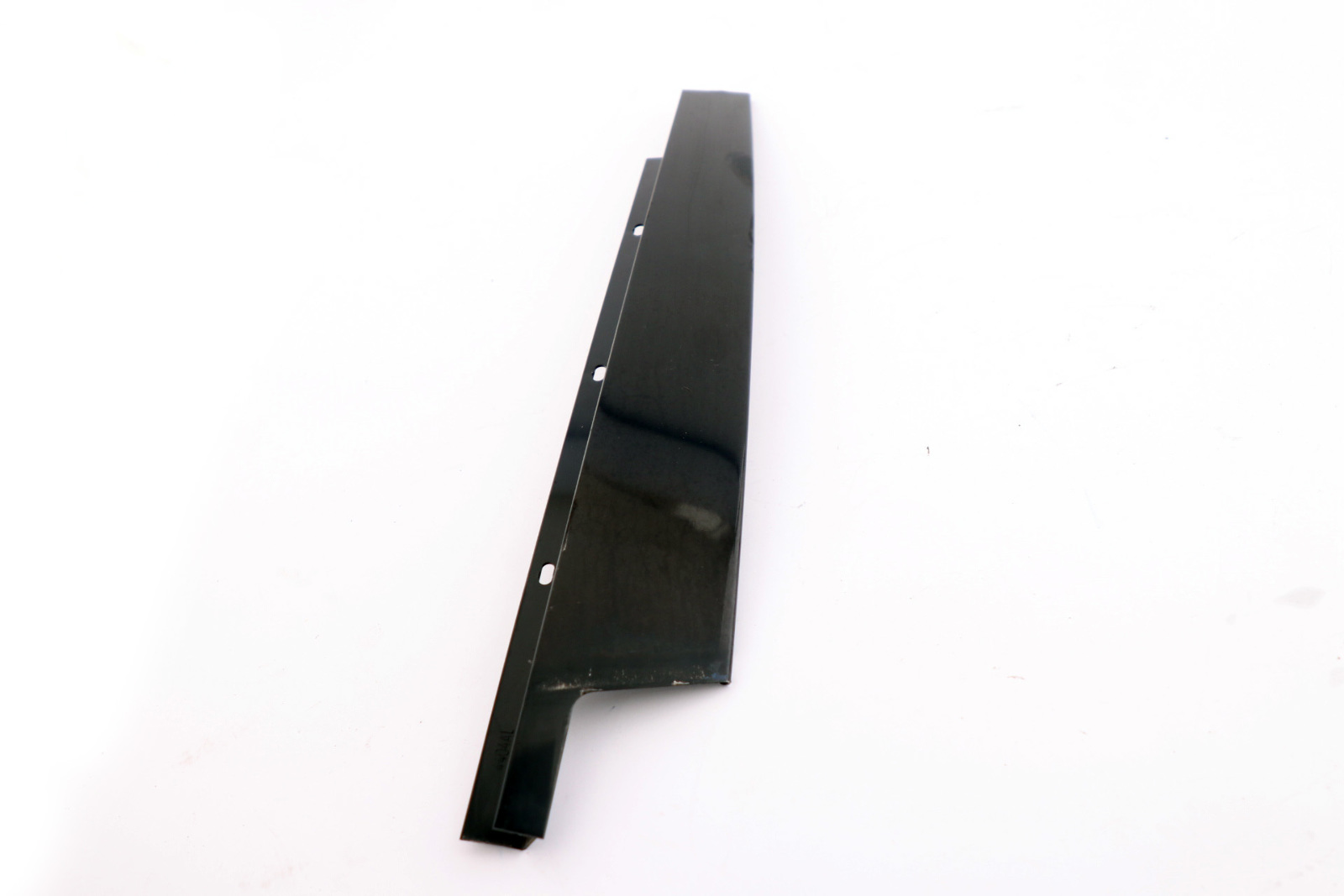 BMW 5 Series E60 E61 LCI Front Left B-Pillar Window Frame Finisher Glanzschwarz