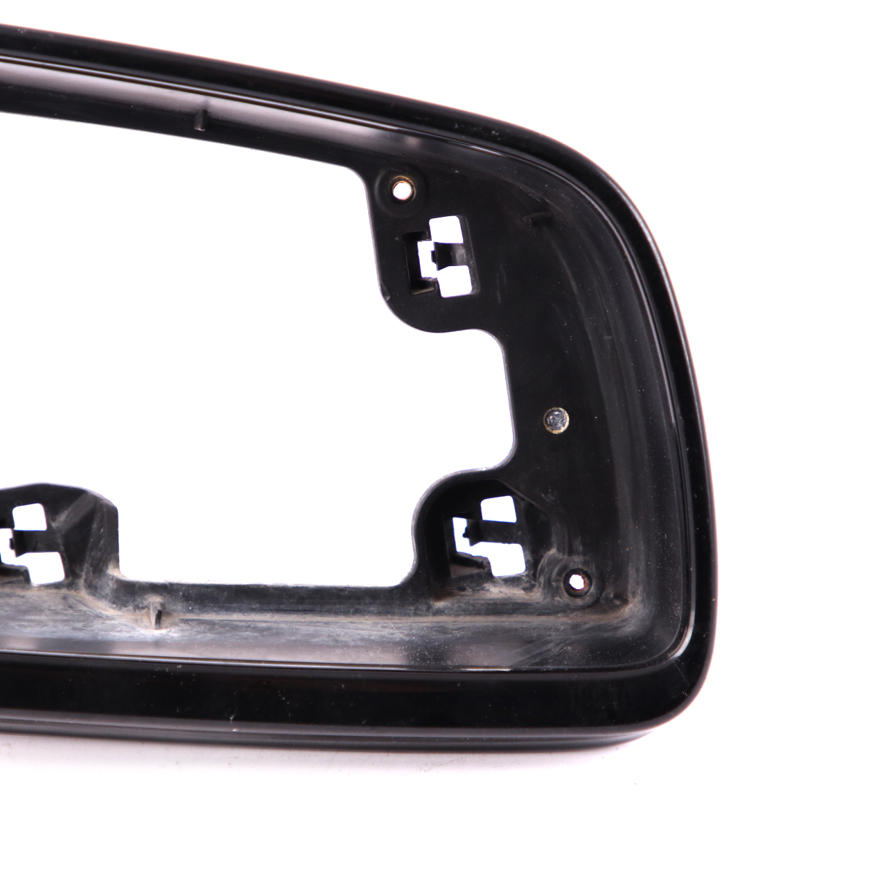 BMW E60 E61 Tray Right O/S Outside Mirror Wing Supporting Ring Bright Black